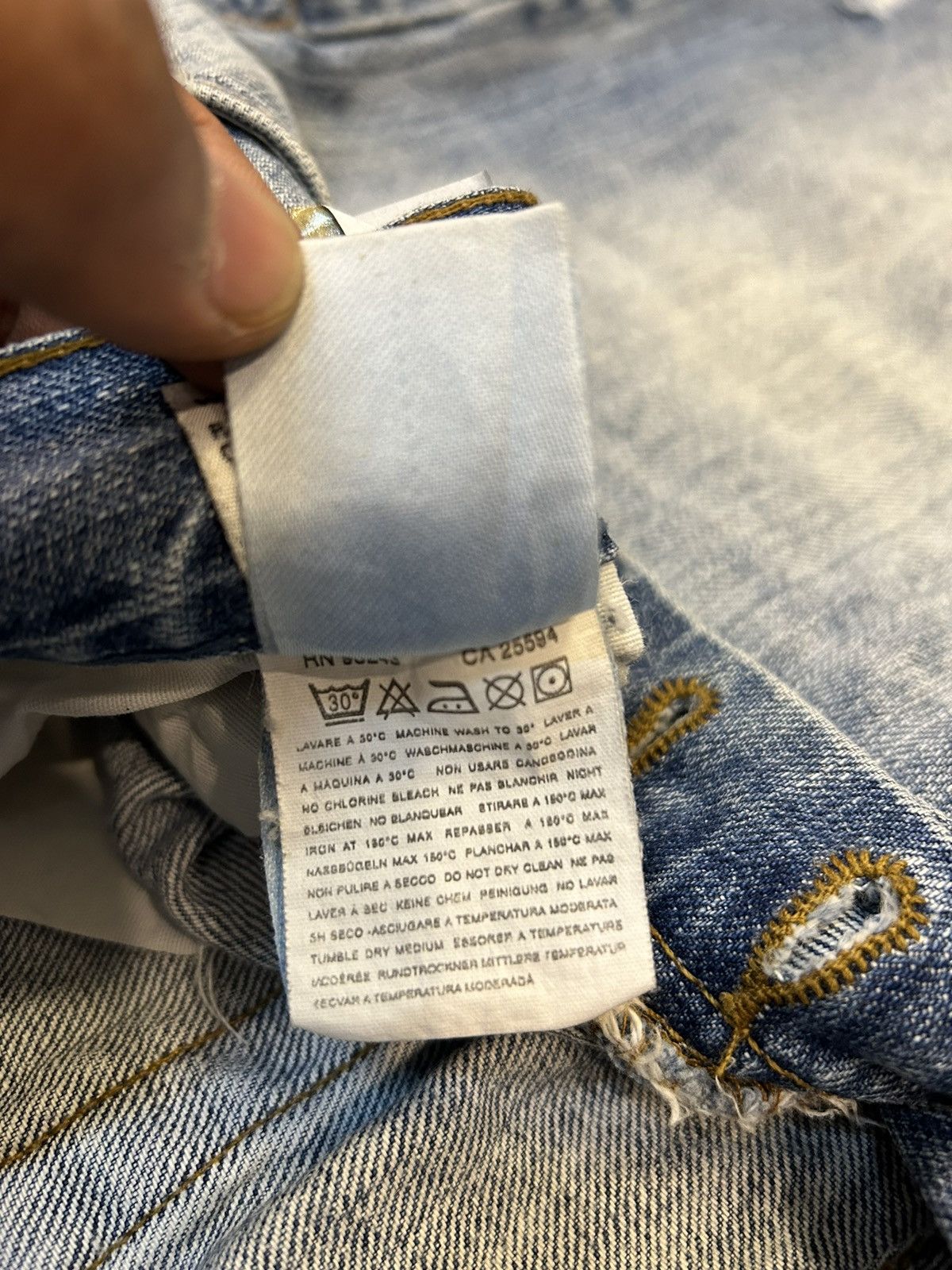 Diesel Diesel Straight Cut Vintage Jeans Denim Size US 36 / EU 52 - 13 Thumbnail