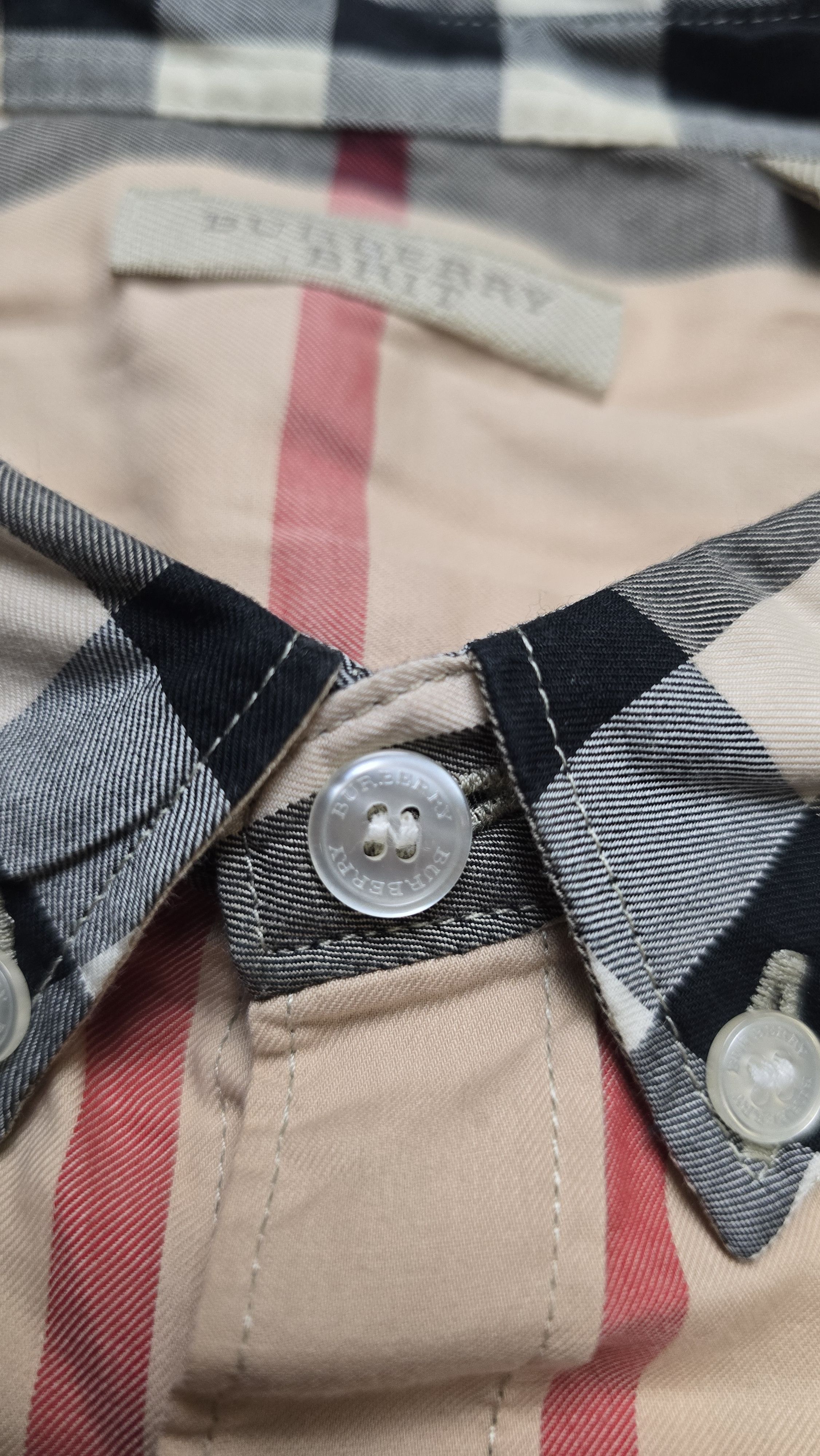 Burberry Burberry Brit Nova Check Shirt Long Sleeve Luxury Size US XL / EU 56 / 4 - 12 Thumbnail