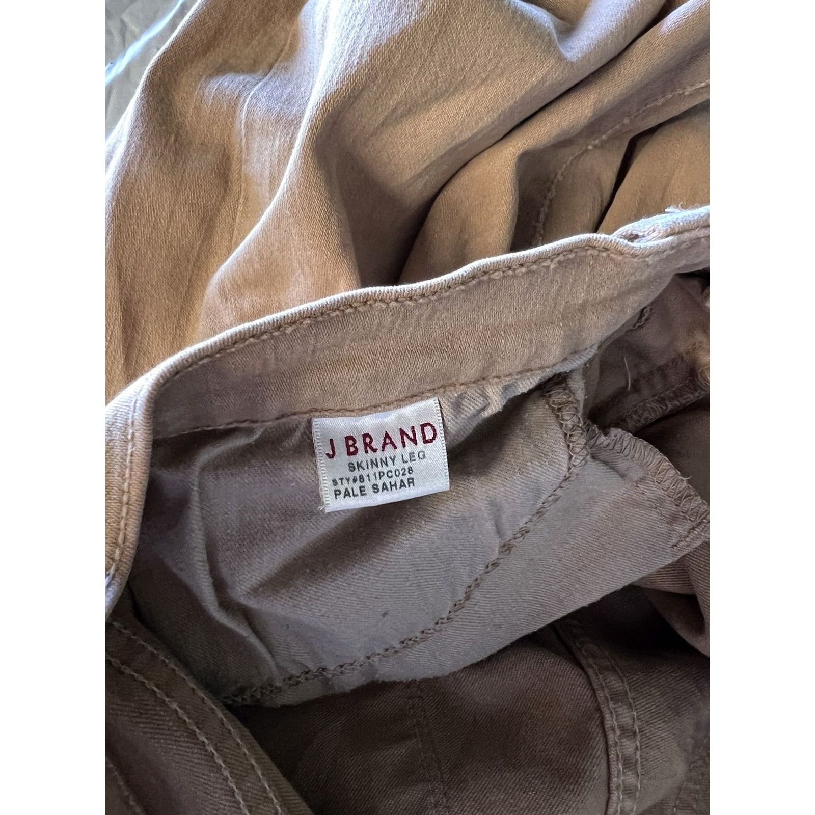 J Brand J Brand Mens Brown Skinny Leg Pants Tapered Size 30 x 28 Chino Regular Inseam 28 Mens Brown Skinny Leg Tapered Pants 30 28 Size US 30 / EU 46 - 4 Thumbnail
