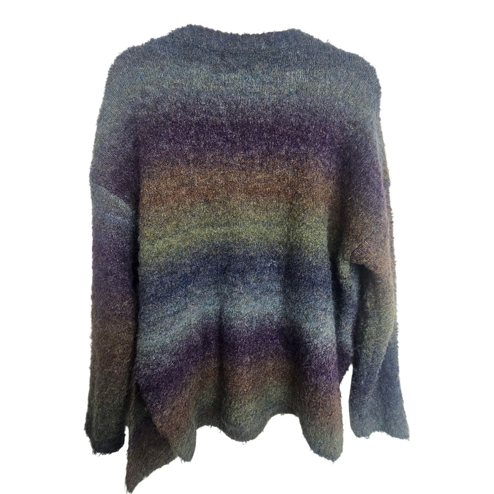 Natural Issue Natural Life Earthy V-Neck Sweater Granola Girl Forest Fairy Size L / US 10 / IT 46 - 8 Thumbnail