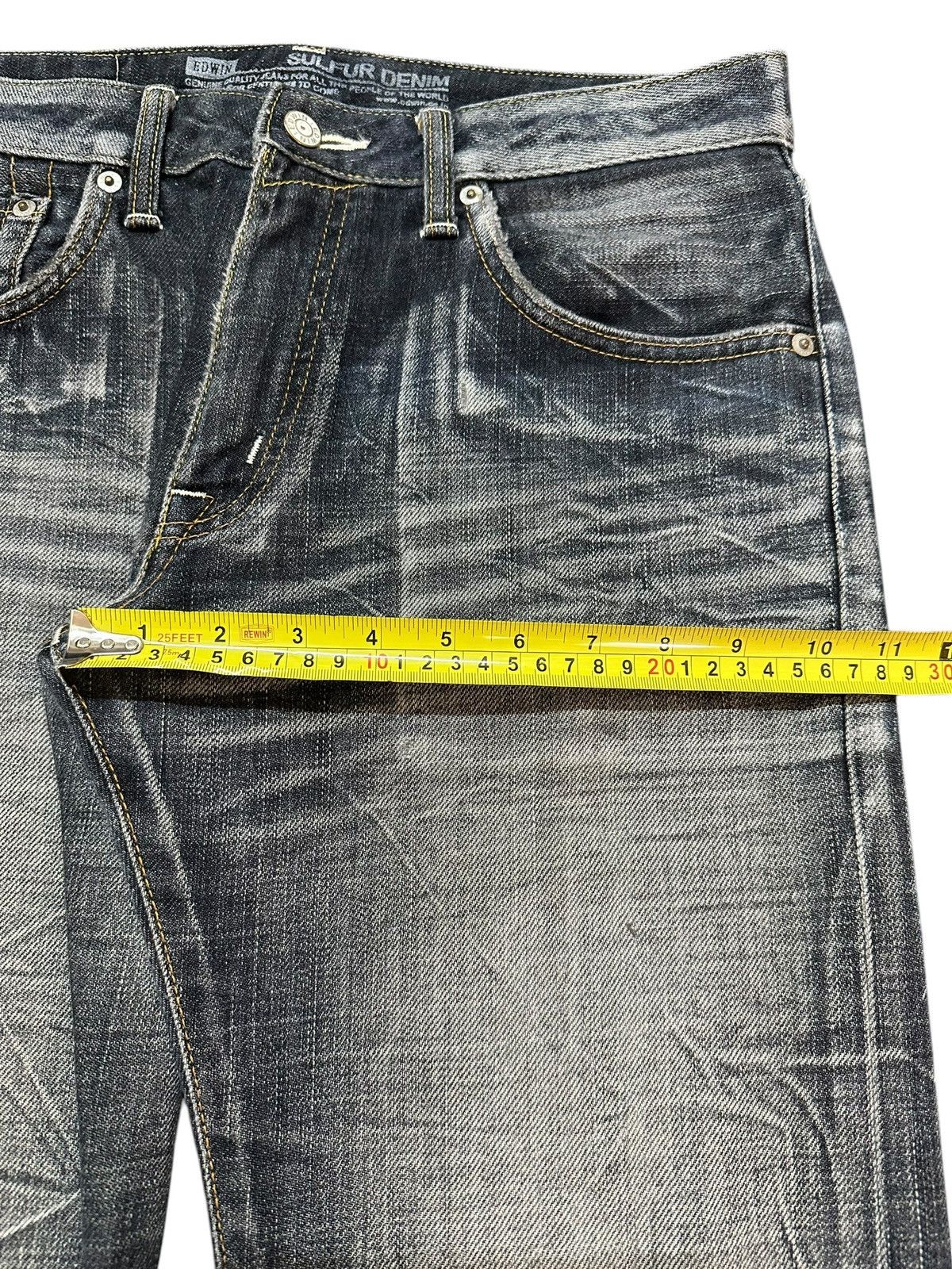 Edwin Vintage Japan Edwin 502 Faded Wash Style Loose Jeans Size US 32 / EU 48 - 14 Thumbnail