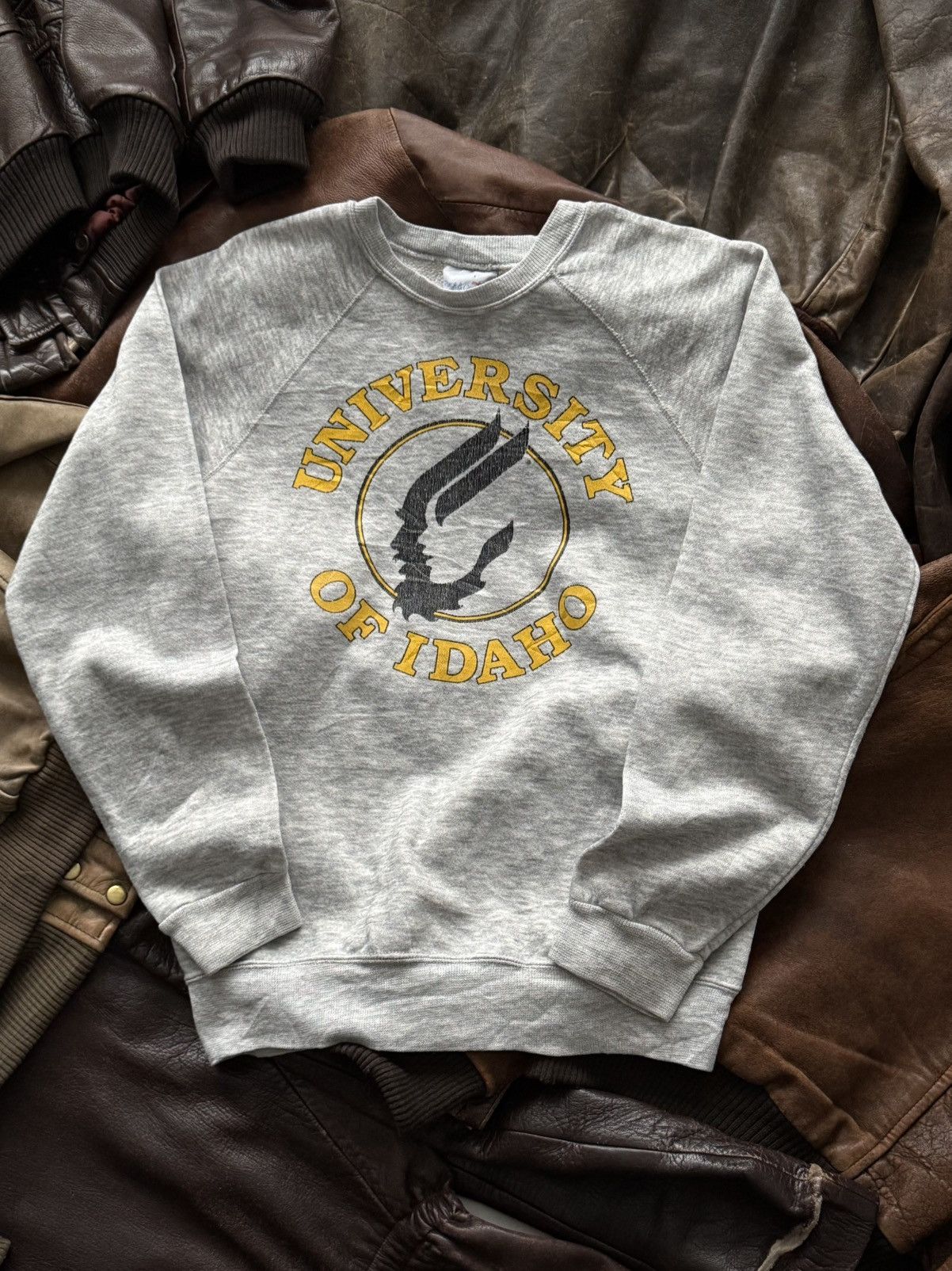 Vintage 1980s Vintage University of Idaho USA Sweatshirt Size US M / EU 48-50 / 2 - 2 Thumbnail