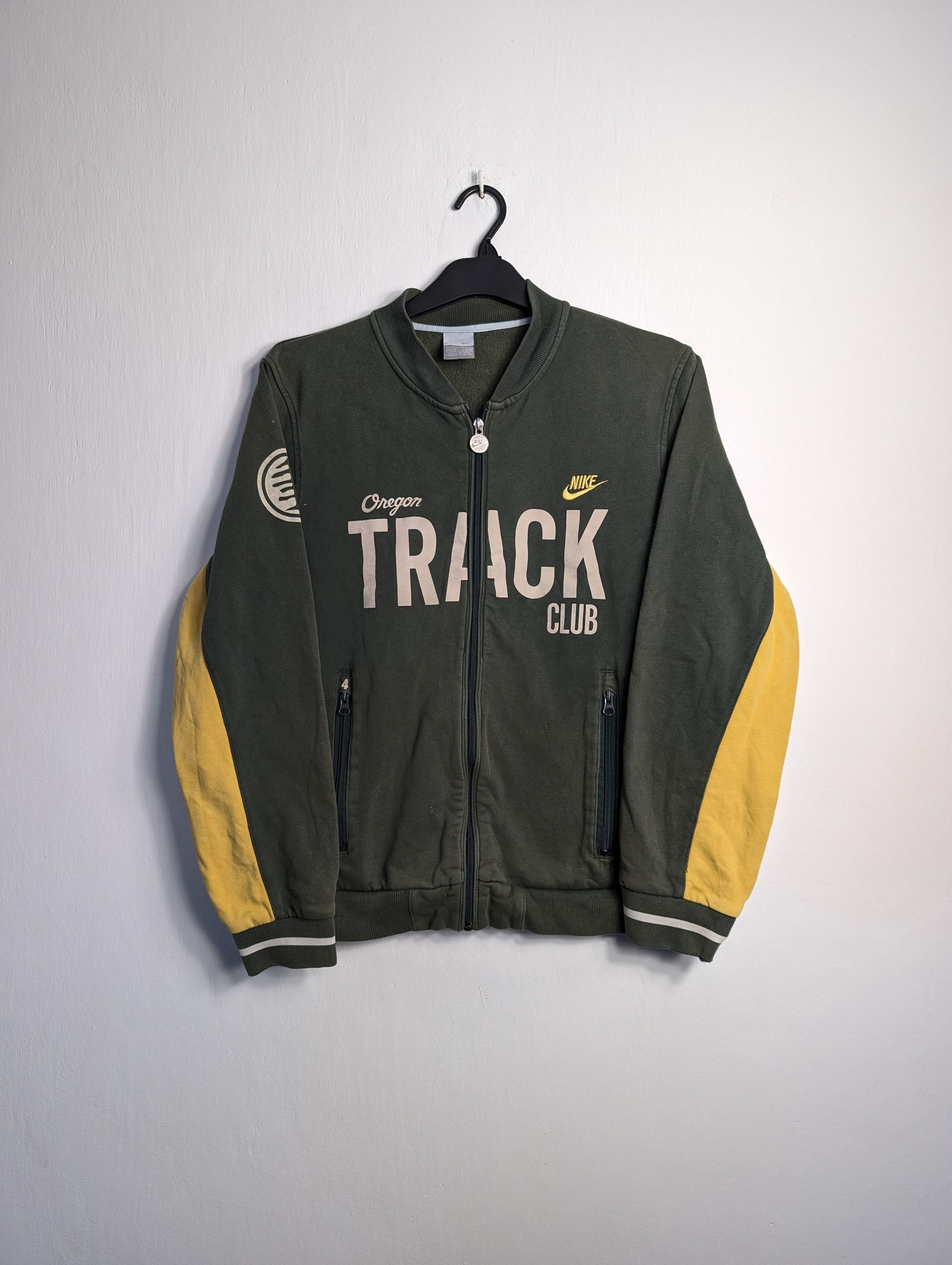 Nike × Vintage Vintage 00s Nike Oregon Track Club Zip Jumper Sweatshirt Size US M / EU 48-50 / 2 - 1 Thumbnail