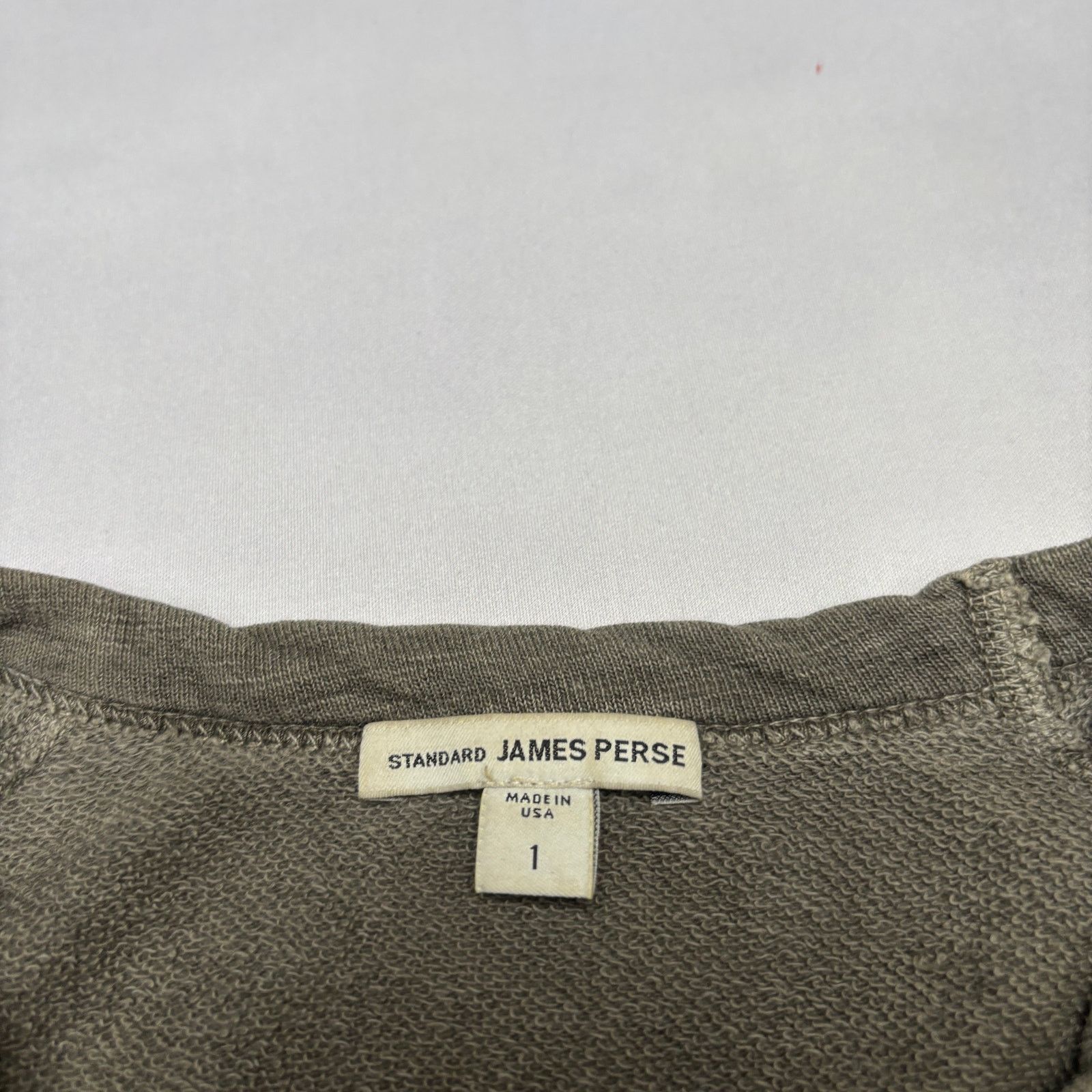 James Perse Standard James Perse Vintage French Terry Sweatshirt Men's 1 Size US S / EU 44-46 / 1 - 4 Thumbnail