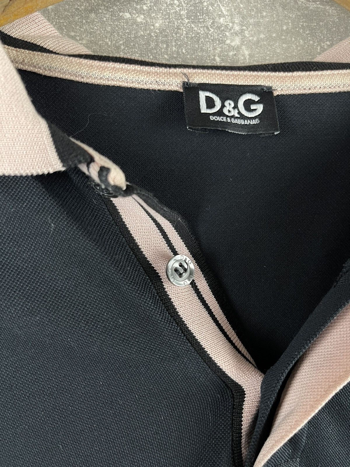Dolce & Gabbana Vintage 2000 Dolce & Gabbana Polo Shirt Y2K Archive Contrass Size US XL / EU 56 / 4 - 8 Thumbnail
