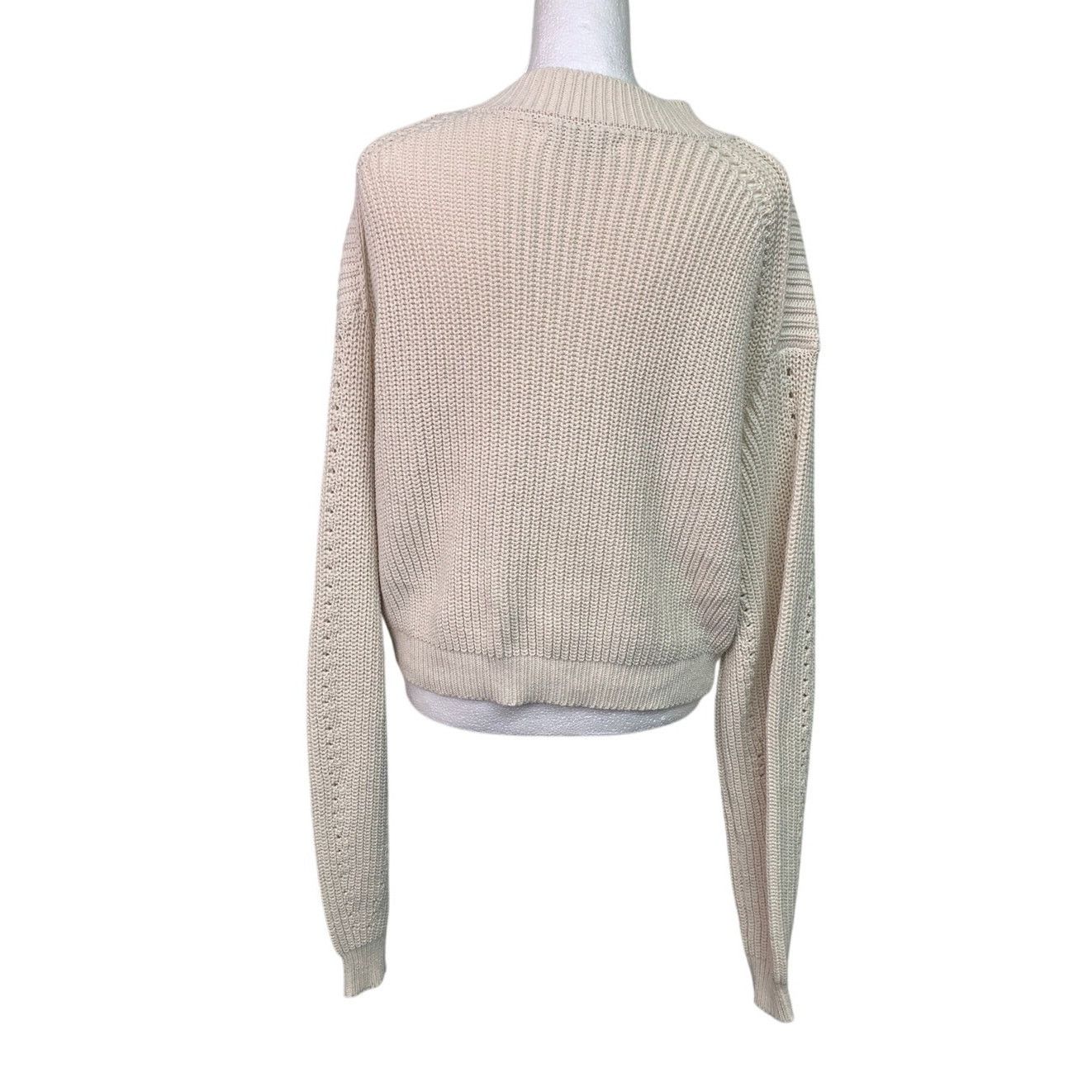 American Eagle Outfitters New American Eagle Womens Medium Button Up Cardigan Sweater Size M / US 6-8 / IT 42-44 - 4 Thumbnail