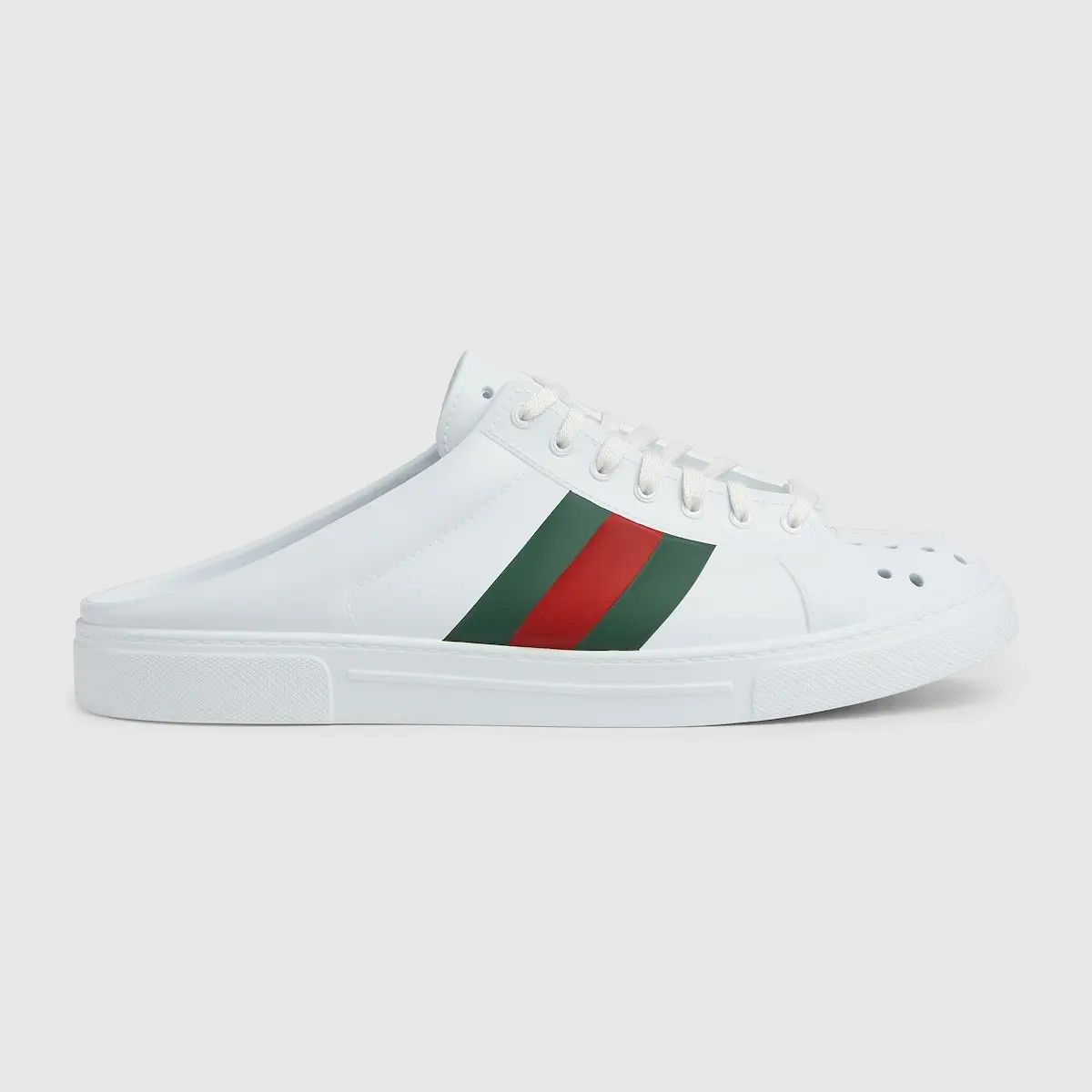 Gucci o1mt1gz0225 Ace Mules With Web in Multicolor Size US 11.5 / EU 44-45 - 1 Thumbnail