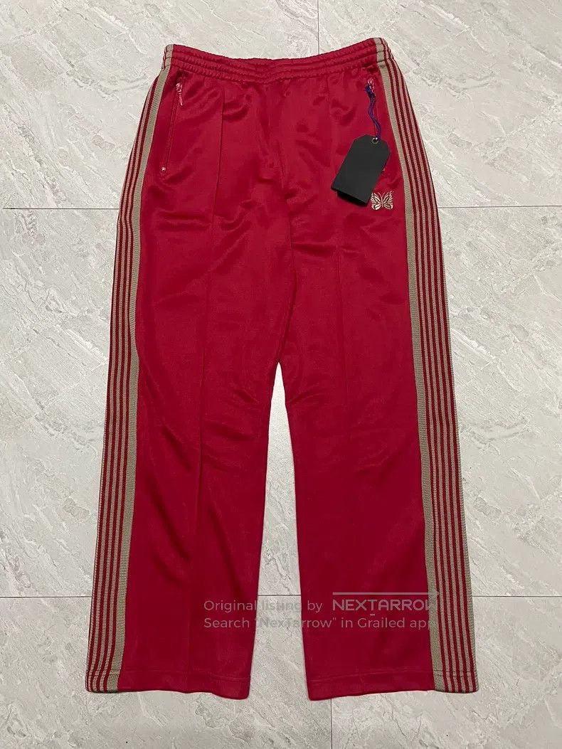 Needles sizeM Red Straight Leg Butterfly Pants