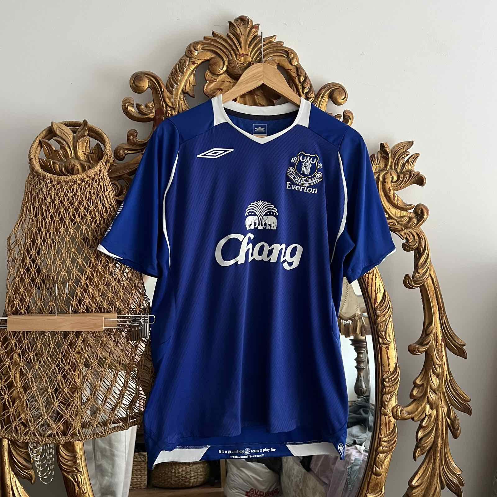 Umbro × Vintage UMBRO FC EVERTON 2008 SOCCER JERSEY Sz L Size US L / EU 52-54 / 3 - 1 Thumbnail