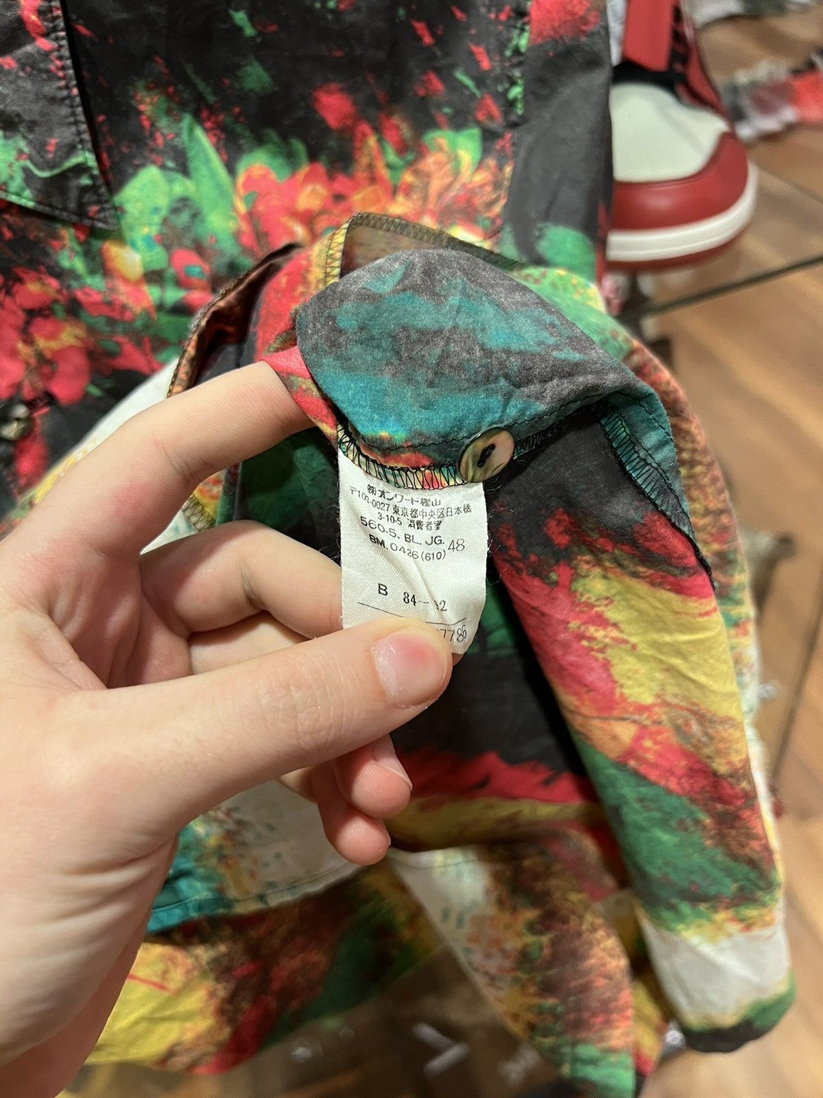 Jean Paul Gaultier Jean Paul Gautier SS2000 Psychedelic Button Up Shirt Size US S / EU 44-46 / 1 - 4 Thumbnail