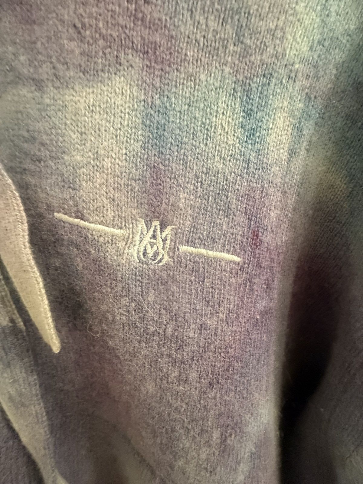 Amiri Amiri Distressed Wool Hoodie Size US M / EU 48-50 / 2 - 2 Thumbnail
