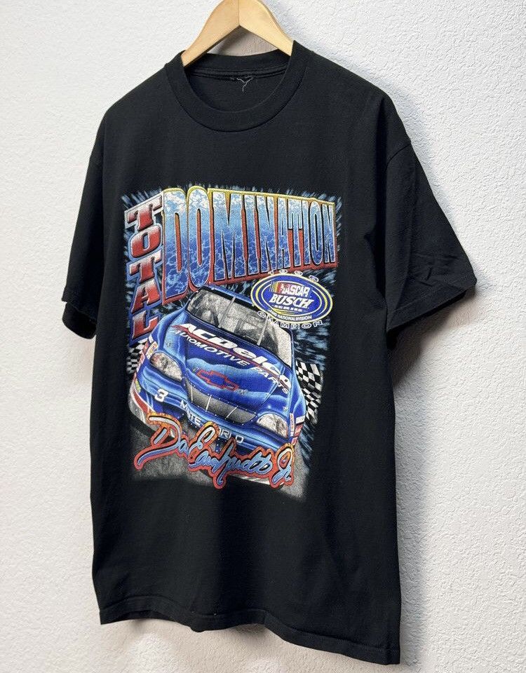 Band Tees × NASCAR VTG Vintage Dale Earnhardt JR Total Domination 1998 Nascar Size US L / EU 52-54 / 3 - 4 Thumbnail