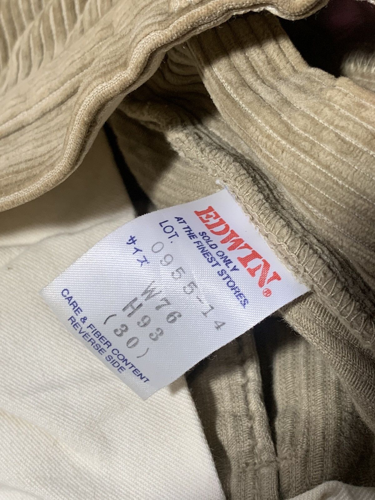 Edwin Vintage Edwin Corduroy Workwear Pants Size US 30 / EU 46 - 4 Thumbnail