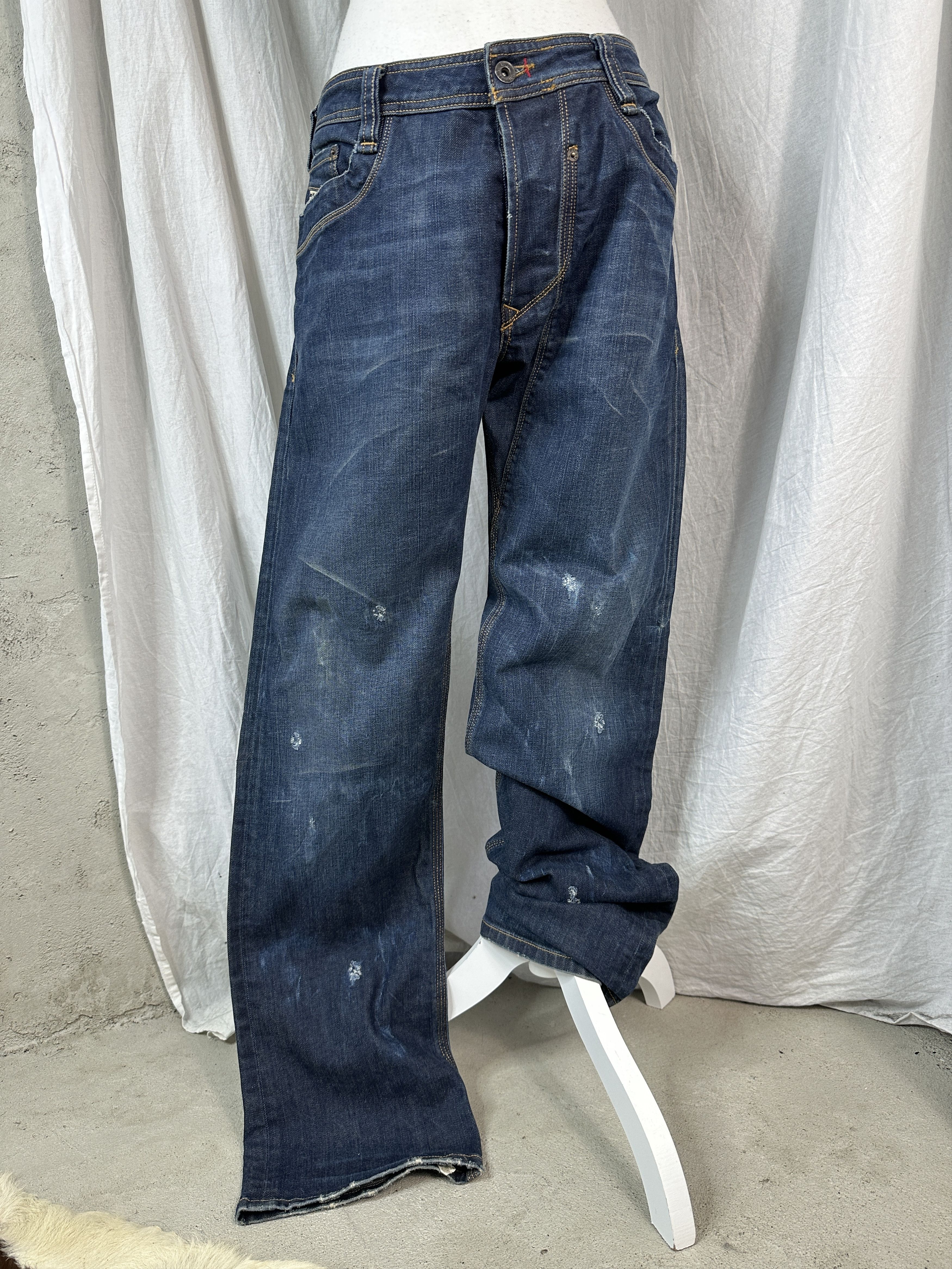 Diesel × Vintage Vintage Jeans Diesel Studded Size 34" / US 12 / IT 48 - 6 Thumbnail