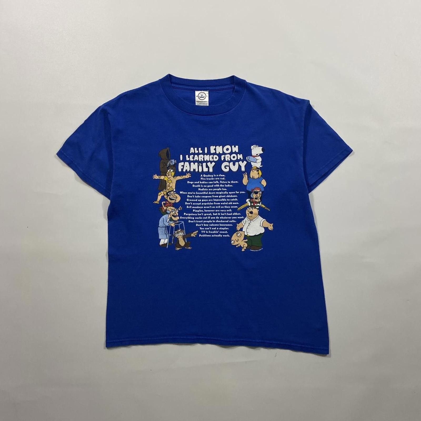 Vintage Family Guy Y2K Funny Blue Tee Size US M / EU 48-50 / 2 - 1 Thumbnail