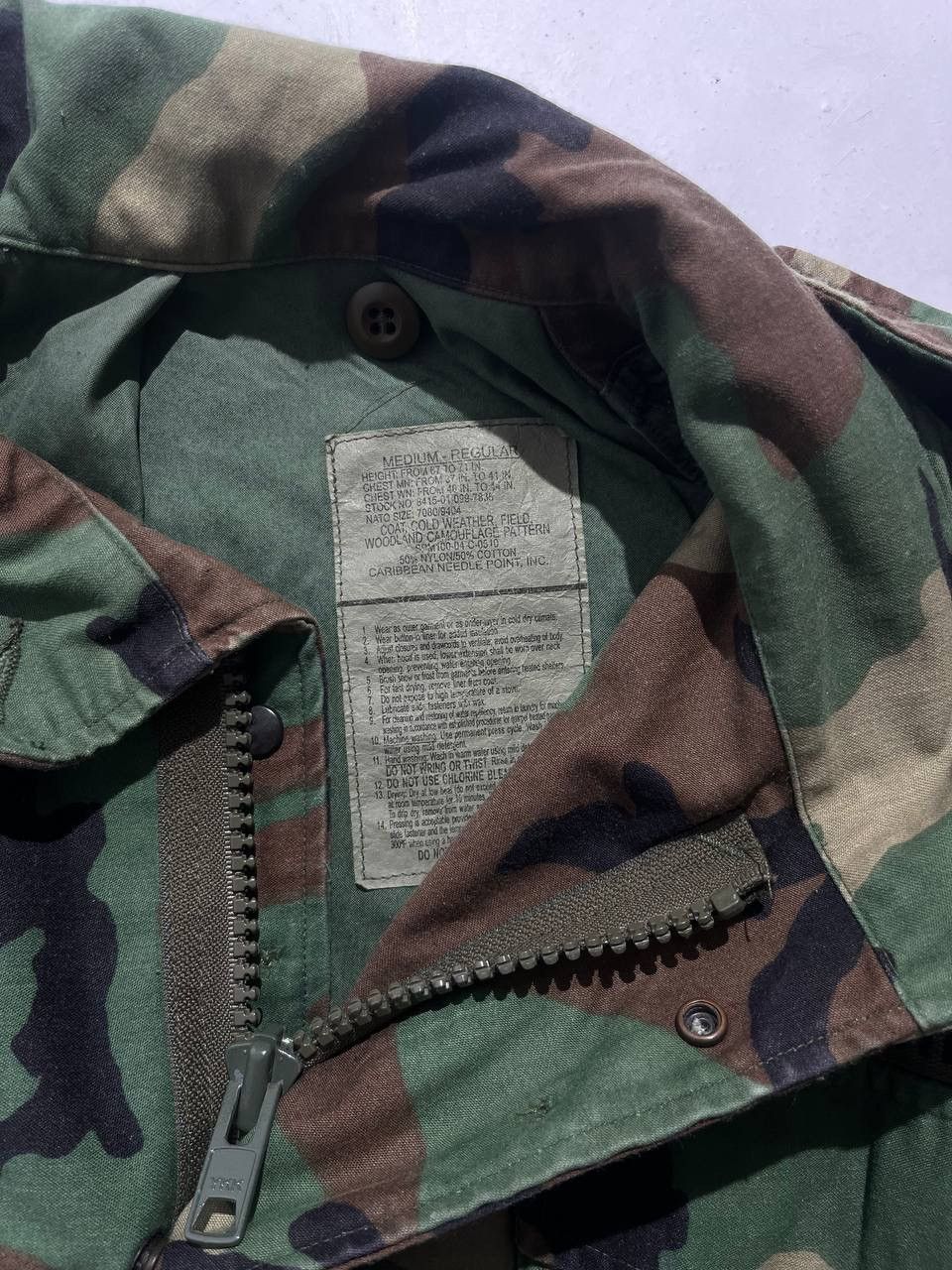 Other U.S. ARMY M65 Camo Patched Jacket Size Medium Men’s Size US M / EU 48-50 / 2 - 3 Thumbnail