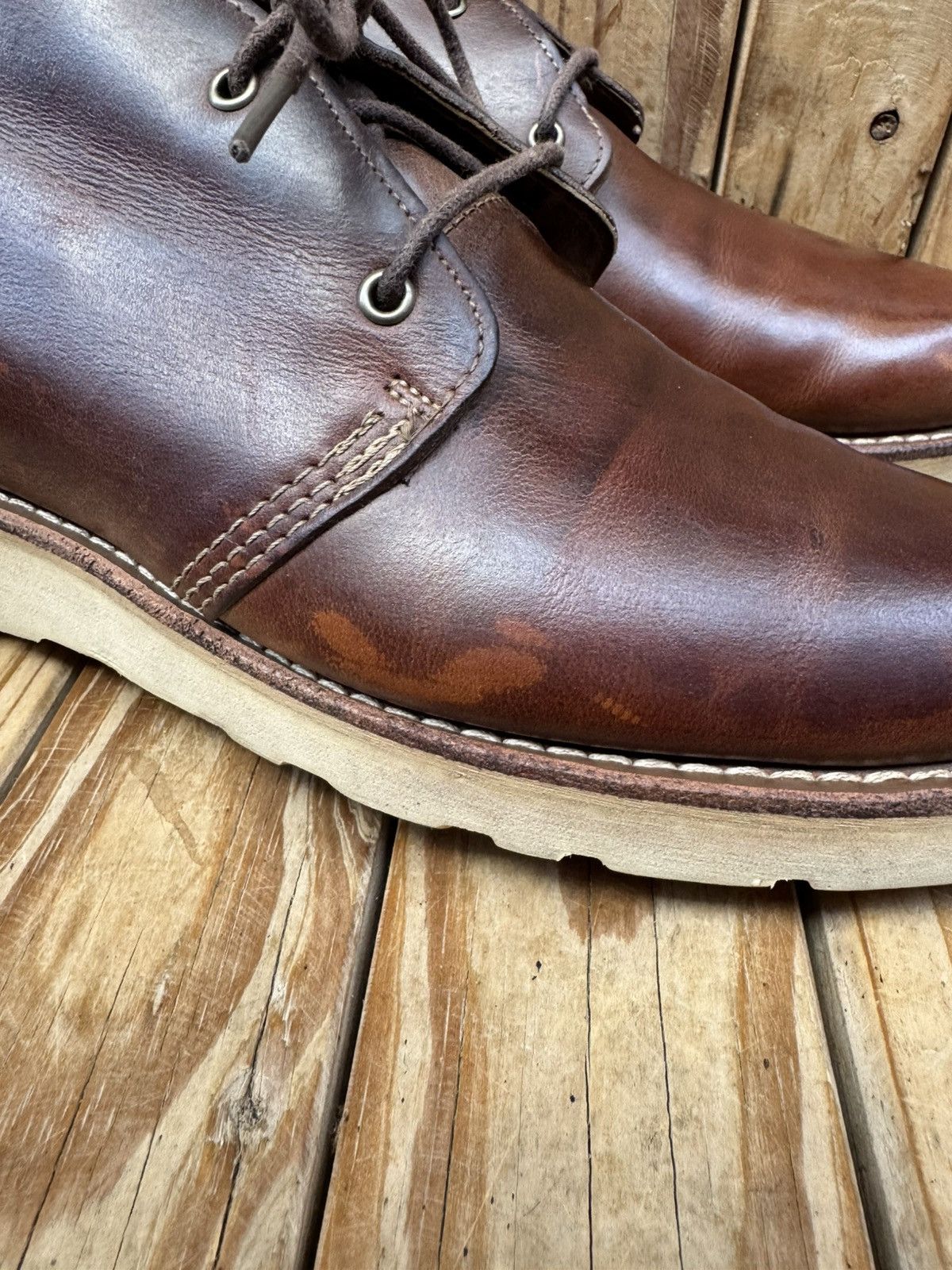 Wolverine Wolverine brown Men’s Chukka leather boots sz US 8 M UK 7 Size US 8 / EU 41 - 12 Thumbnail