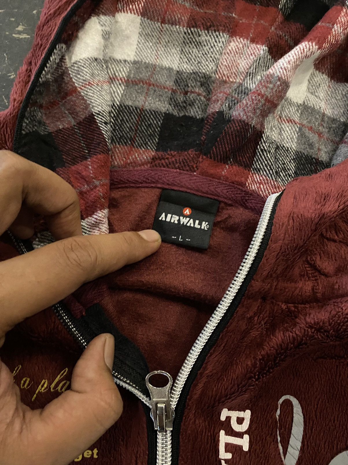 Airwalk × Hysteric Glamour × If Six Was Nine Y2k Fur Air walk punk ifsixwasnine zipper hoodie Size US L / EU 52-54 / 3 - 5 Thumbnail