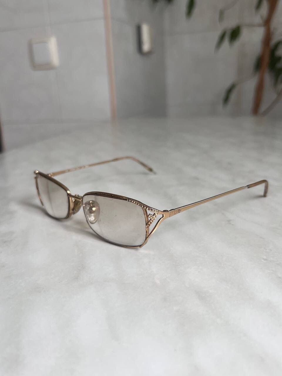 Fendi × Vintage Archive 1990’s Fendi Logo F eyeglasses Vintage Frame Size ONE SIZE - 1 Thumbnail