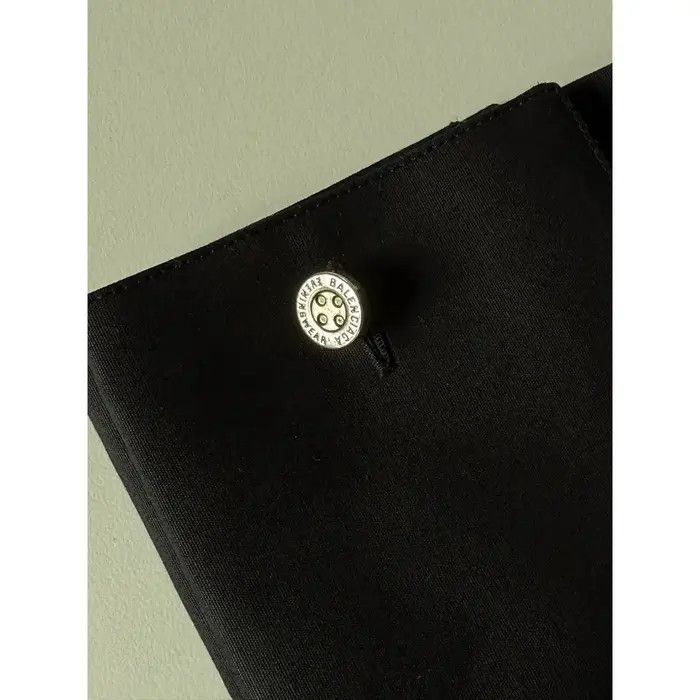 Balenciaga o1la1rc1a0226 Regular Tuxedo Shirt In Black Size US XL / EU 56 / 4 - 3 Thumbnail