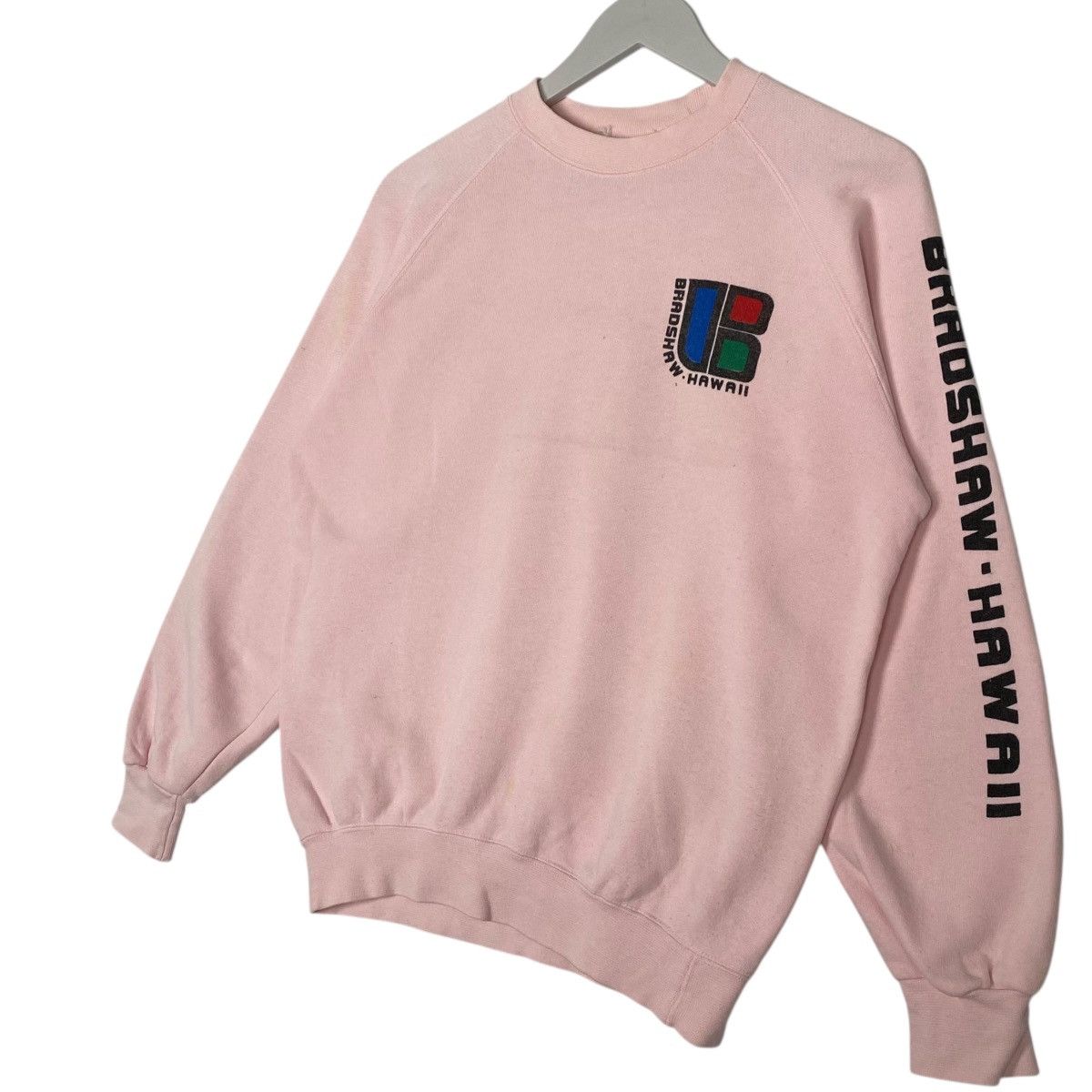 Other Vintage Hawaiian Printed Crewneck Sweatshirt Pink Size M Size M / US 6-8 / IT 42-44 - 2 Thumbnail
