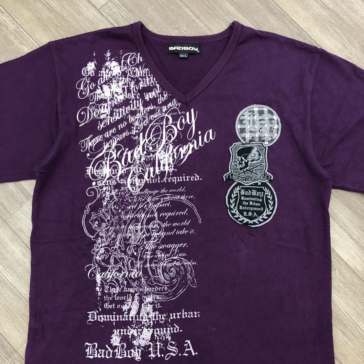 14th Addiction × If Six Was Nine × Le Grande Bleu (L.G.B.) Y2K Bad Boy Poem Skulls Ifsixwasnine Punk Lgb Goa Style Tee Size US L / EU 52-54 / 3 - 2 Thumbnail