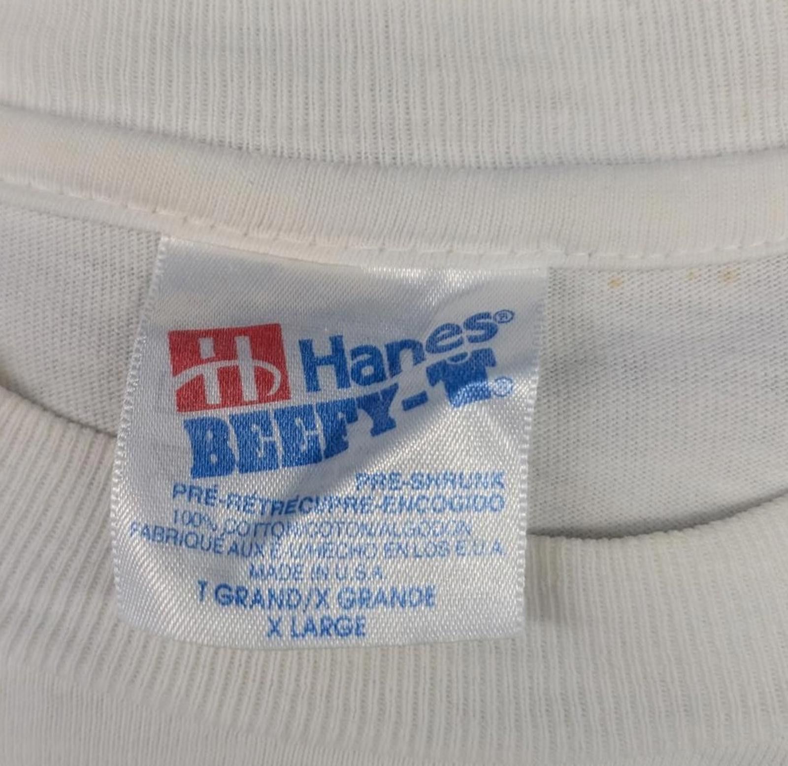 Hanes Rare Vintage 90s Pinhead Clown D. I. Johnson Jr Art T-shirt Size US XL / EU 56 / 4 - 4 Thumbnail