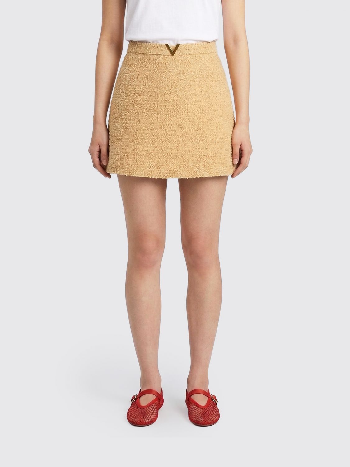 Valentino Valentino Skirt Woman Beige Size 28" / US 6 / IT 42 - 1 Thumbnail