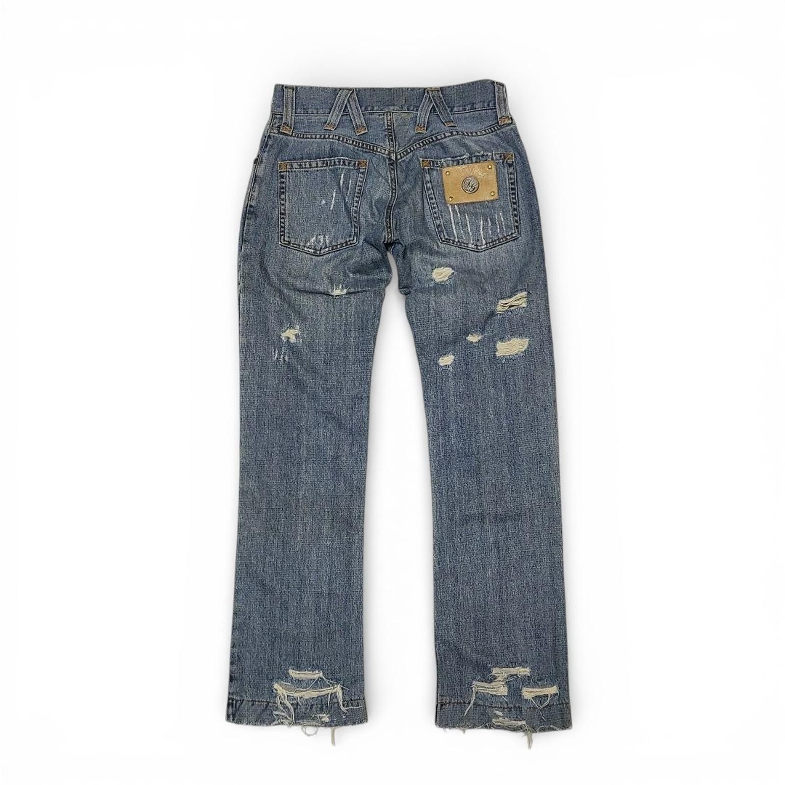 Dolce & Gabbana DOLCE&GABBANA - Distressed Blue Denim Jeans Size US 44 / EU 60 - 5 Thumbnail