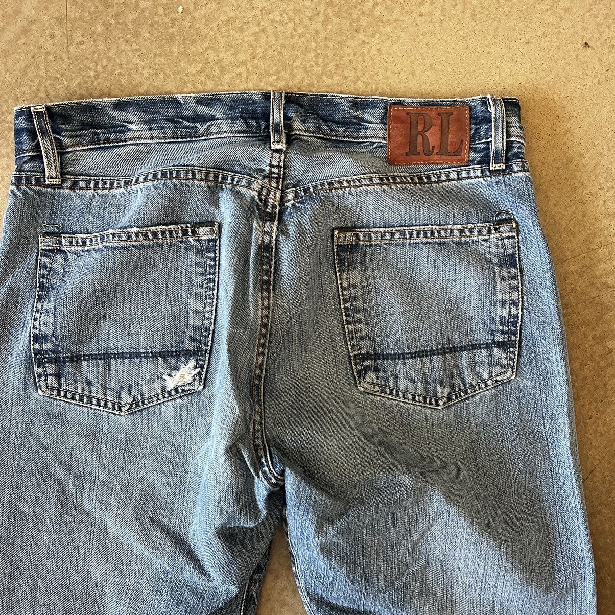 Polo Ralph Lauren Vintage Ralph Lauren Faded Denim - 32x28 Size US 32 / EU 48 - 3 Thumbnail