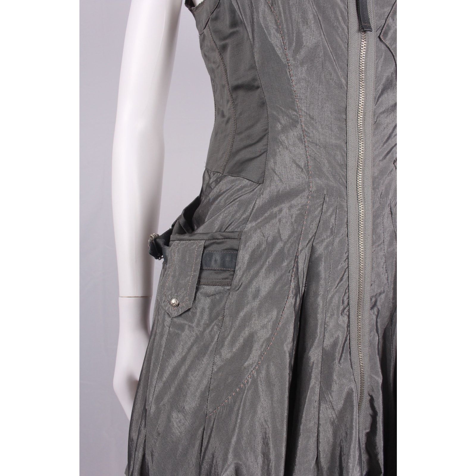 Marithe + Francois Girbaud Marithé François Girbaud Technical Bustier Dress Size XS / US 0-2 / IT 36-38 - 7 Thumbnail