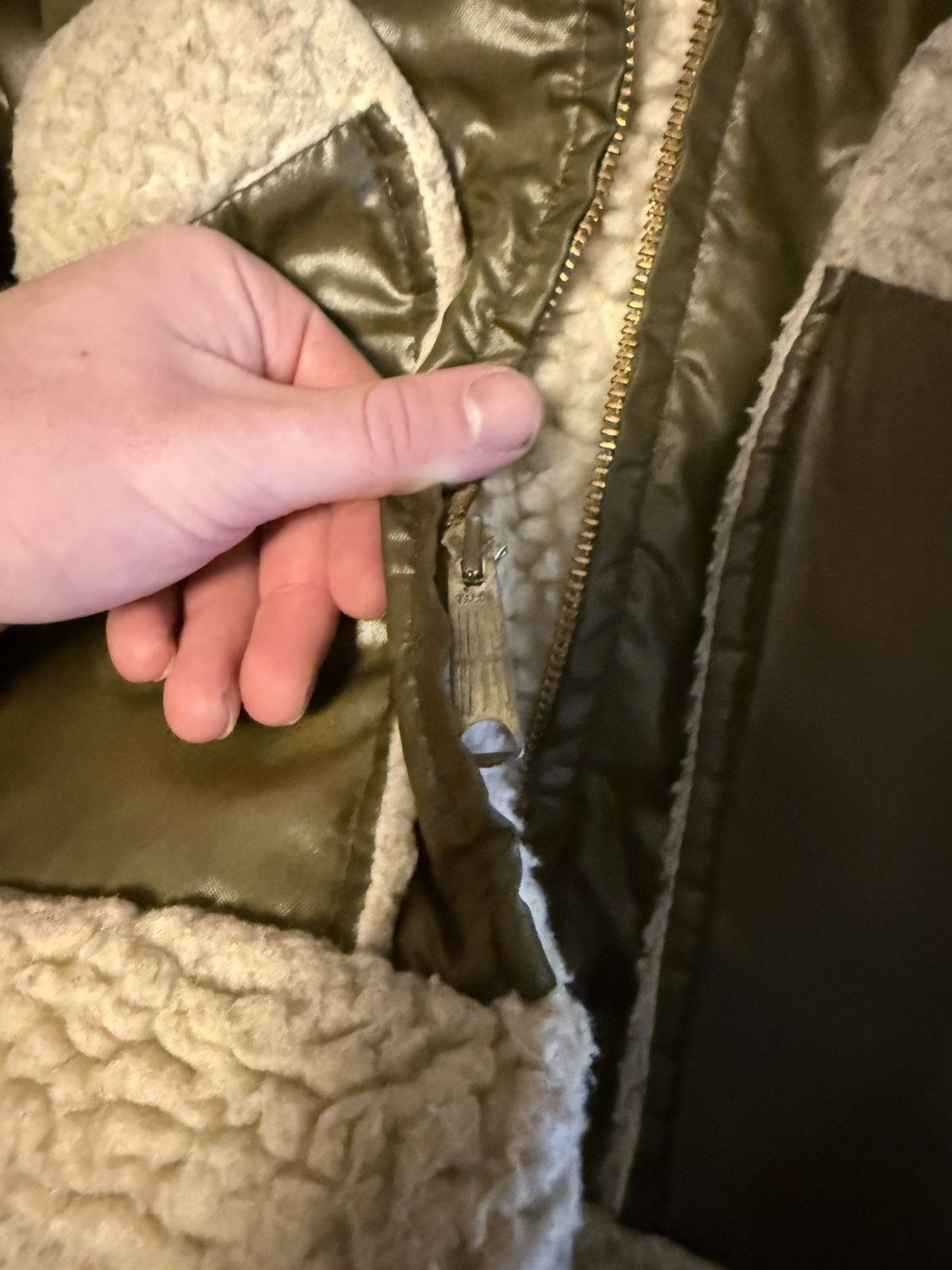 Vintage Towncraft Green shearling bomber n1 Size US M / EU 48-50 / 2 - 3 Thumbnail