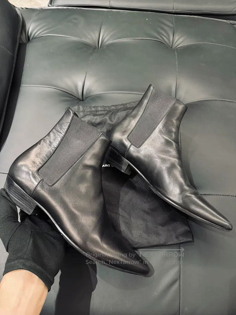 Saint Laurent Paris Saint Laurent Paris Chelsea Boots, Full Leather Size US 10 / IT 40 - 1 Thumbnail