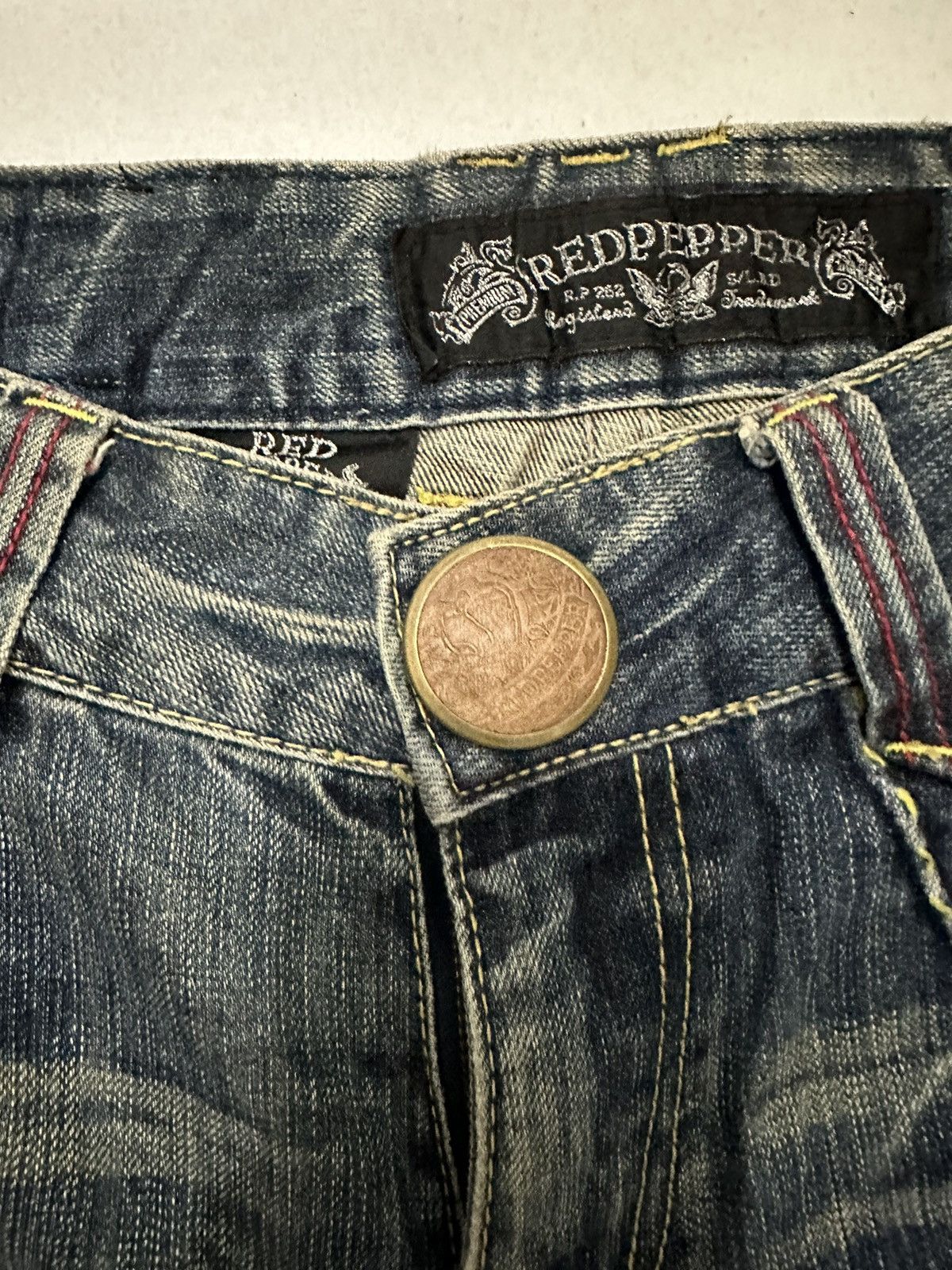 Vintage VTG Distress Red Pepper Japan & Co Jeans Size US 31 - 10 Thumbnail