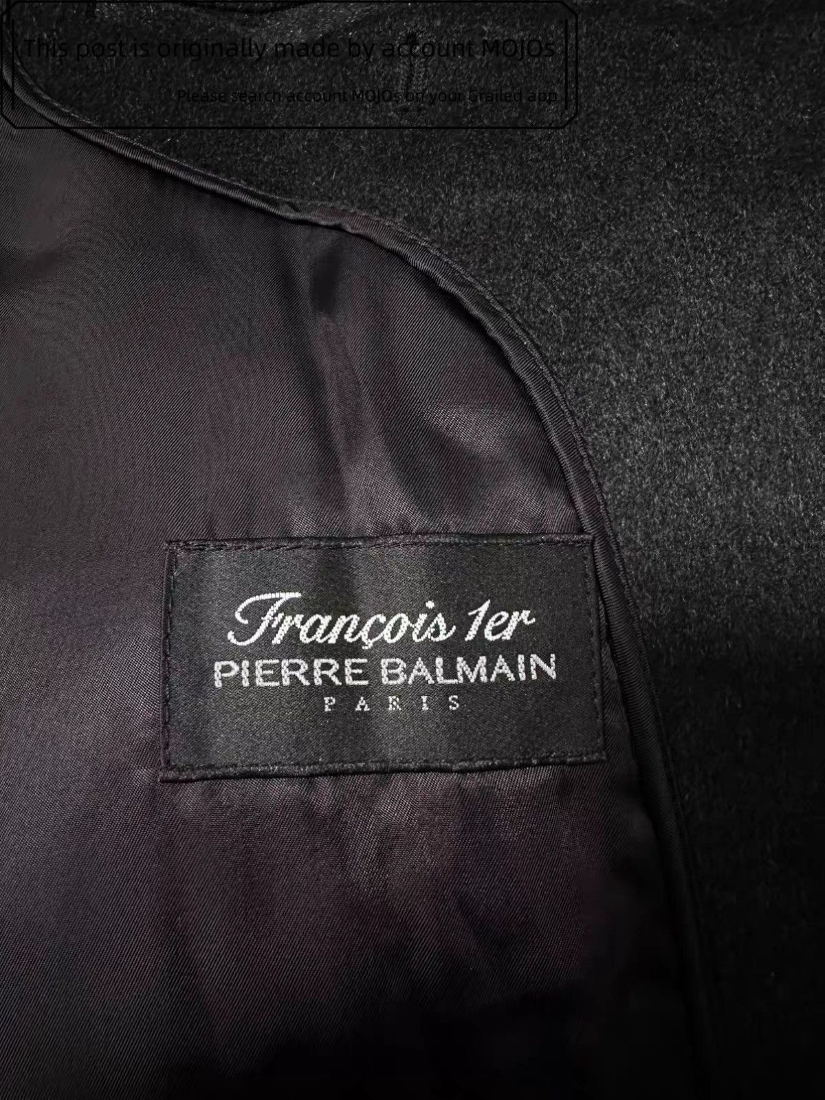 Balmain Sz M Pierre Balmain Wool Coat mojos609901 Size US M / EU 48-50 / 2 - 6 Thumbnail