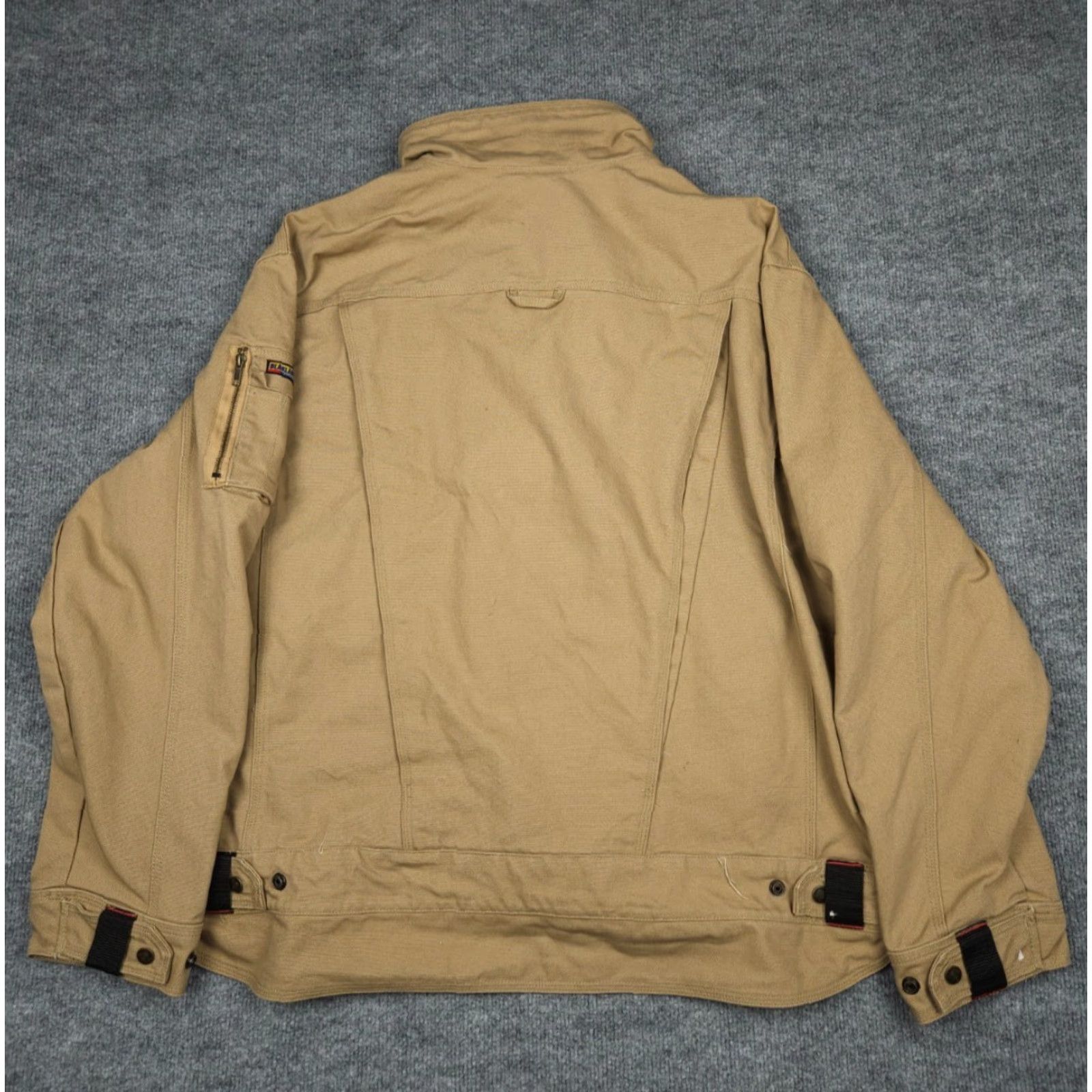 Vintage BLAKLADER Brawny Canvas Jacket Men 2XL Brown Heavy Duty Zip Pockets NWT Size US XXL / EU 58 / 5 - 2 Thumbnail