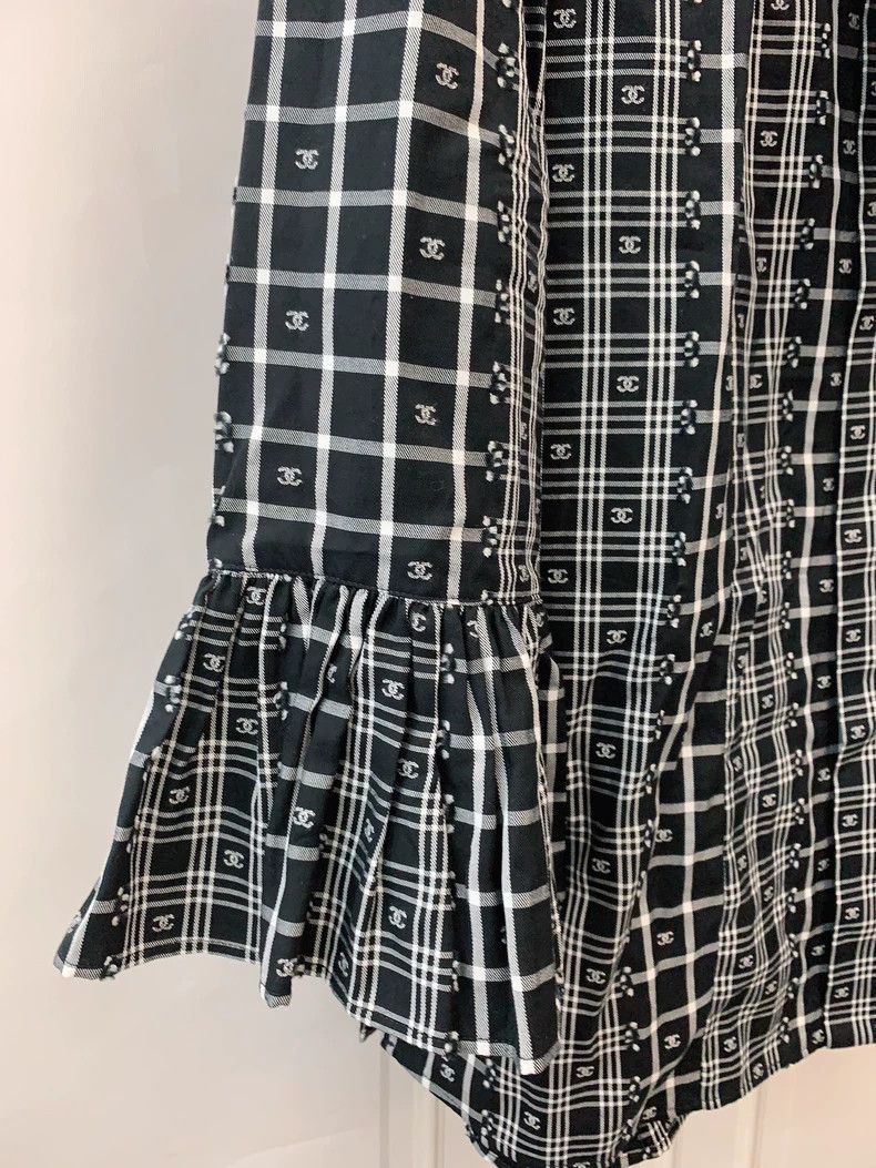 Chanel Chanel Lotus collar shirt dress Size XS / US 0-2 / IT 36-38 - 3 Thumbnail