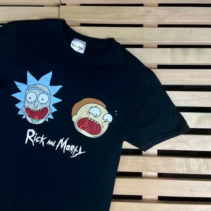 Band Tees × Vintage Mens Vintage T Shirt Rick and Morty Size S Size US S / EU 44-46 / 1 - 2 Thumbnail