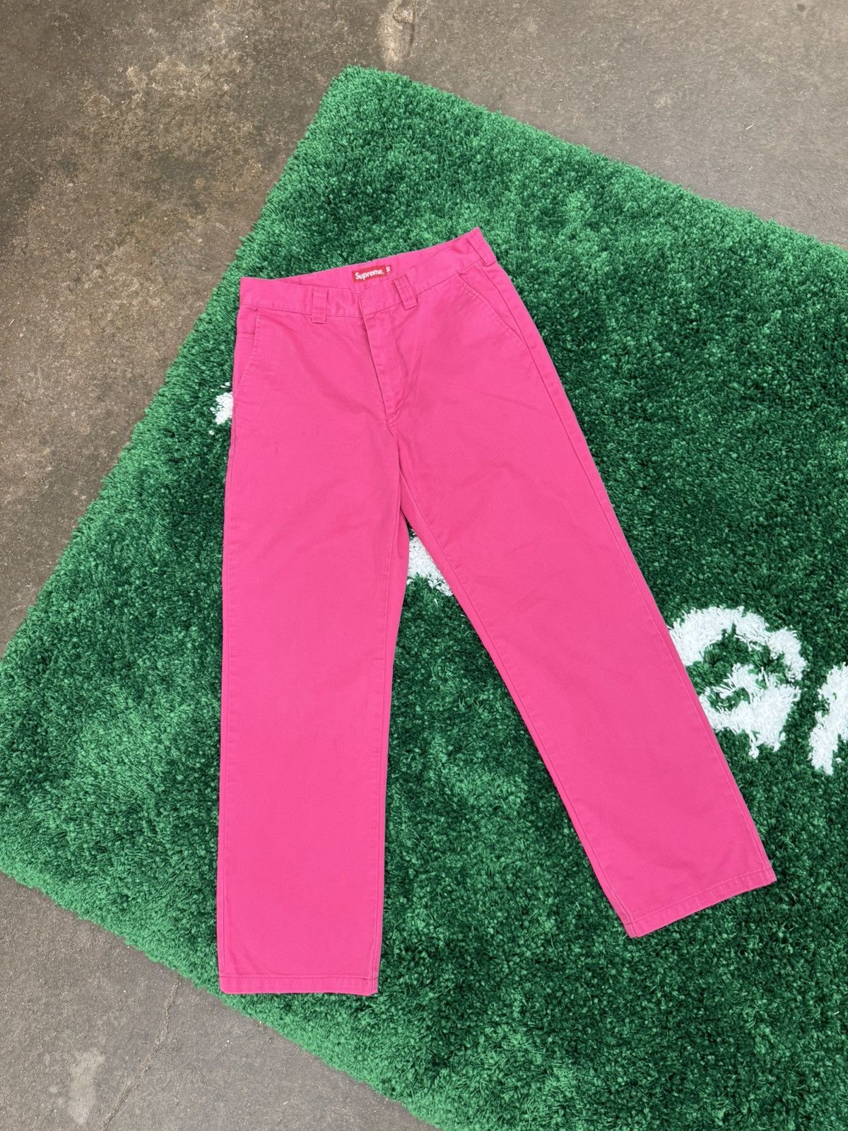 Supreme Supreme Bright Pink Work Pants FW20 Sz. 30 Size US 30 / EU 46 - 1 Thumbnail