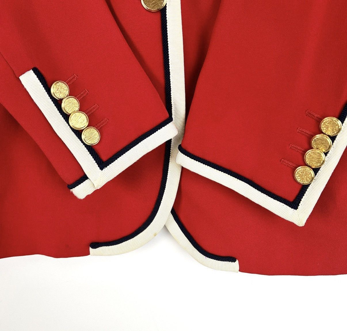 Gucci Gucci / Red Suit Jacket with Metal Buckle K12 Size S / US 4 / IT 40 - 5 Thumbnail