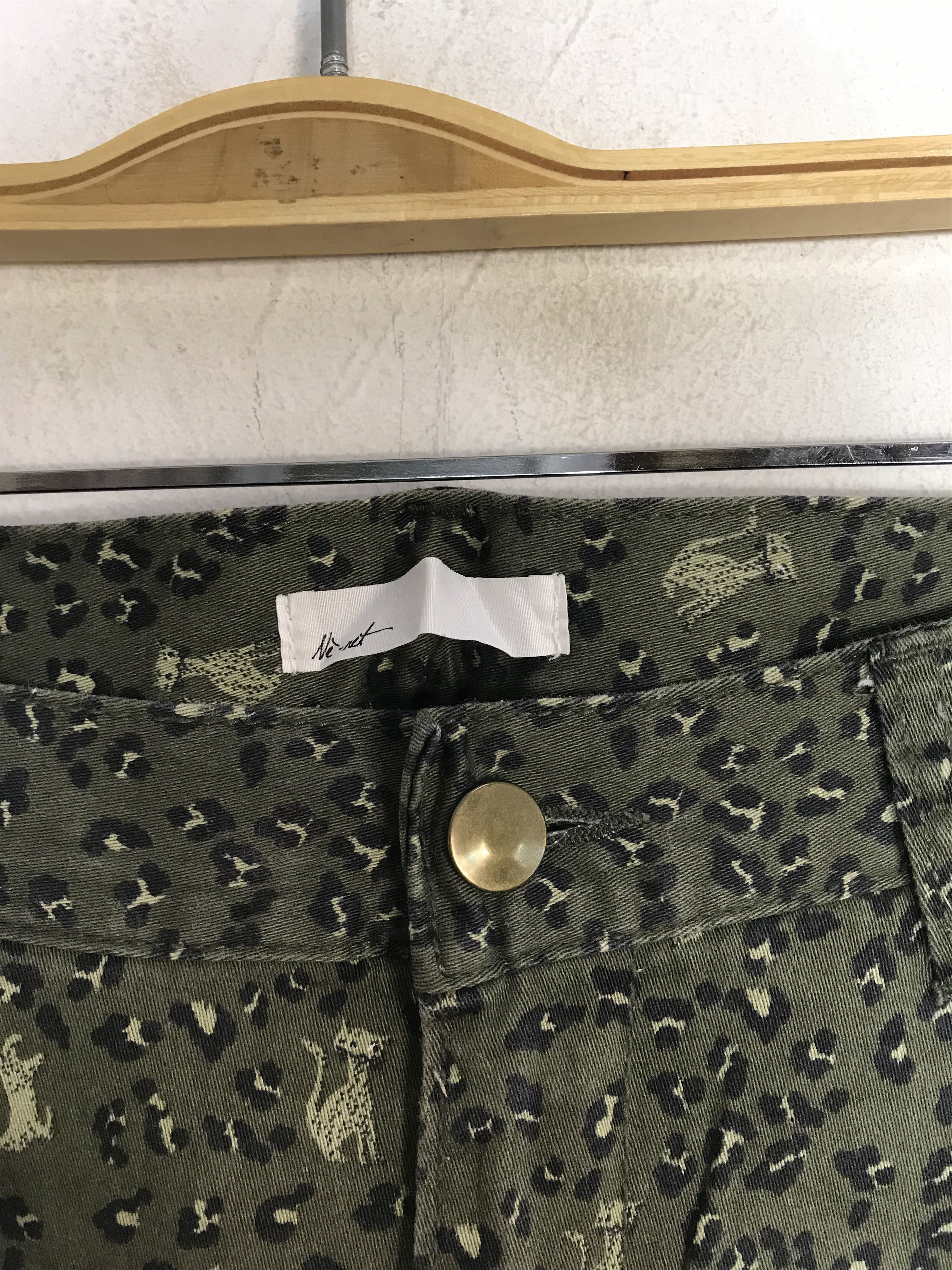 Ne-Net Ne-Net Issey Miyake Leopard Art Pant Design Denim Size 29" - 5 Thumbnail