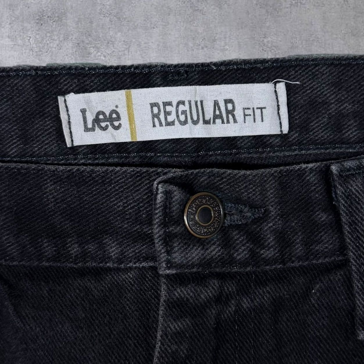 Lee VINTAGE Lee Jeans Black Regular Fit Straight Leg 38x30 Mens Den﻿im Zip Fly Button Fastening Size US 38 / EU 54 - 5 Thumbnail