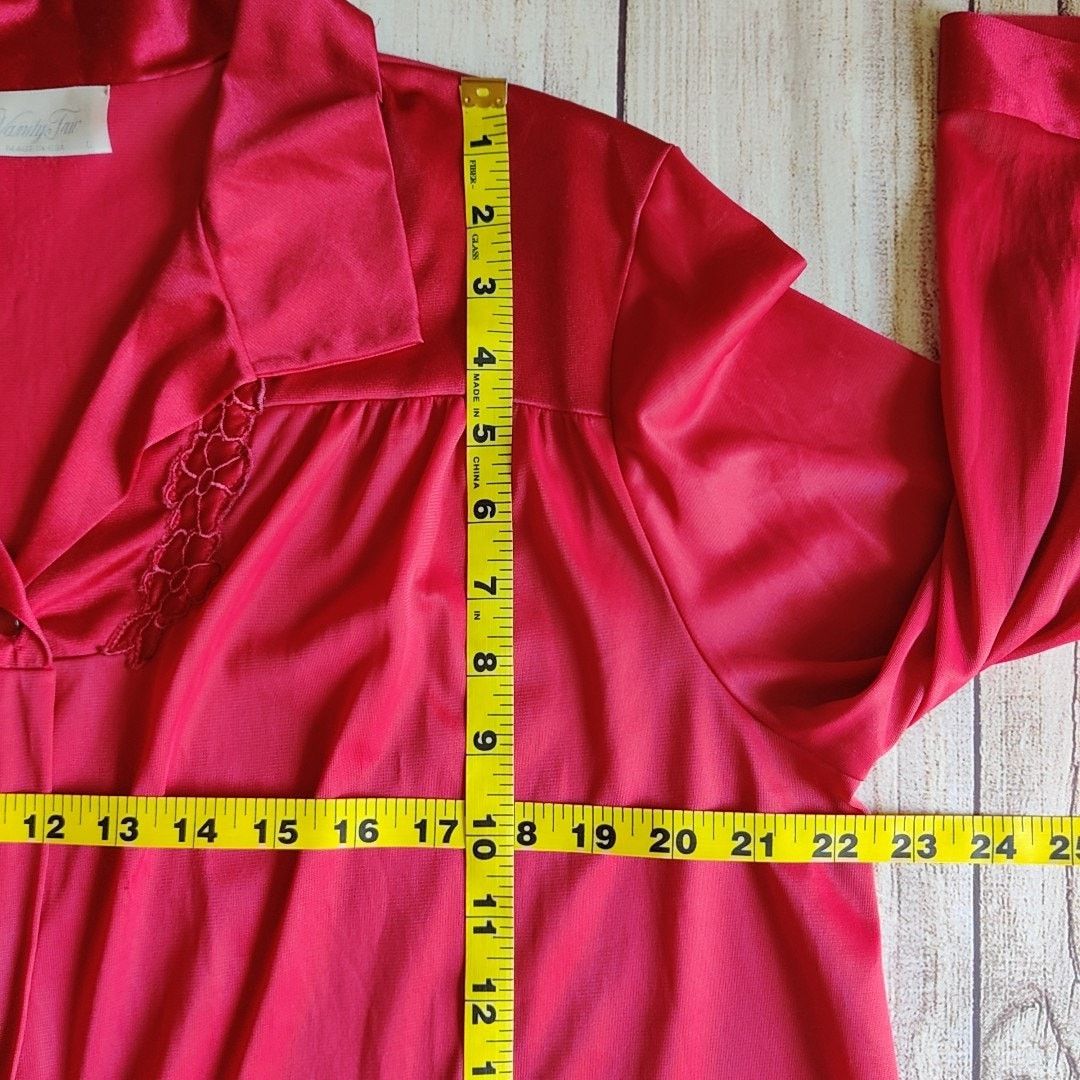 Vintage Vintage 60s Vanity Fair button front nightgown L Size ONE SIZE - 5 Thumbnail