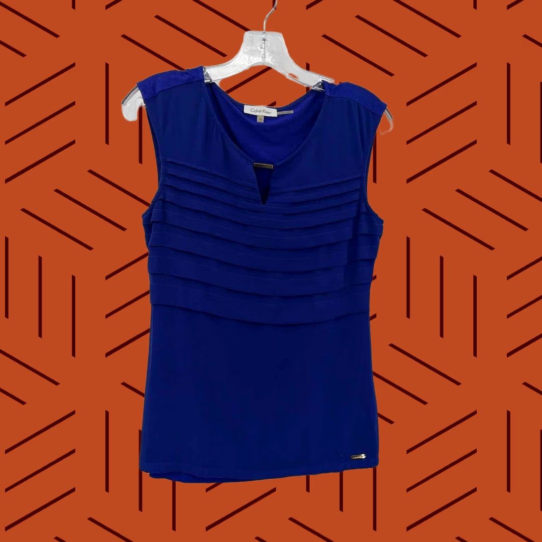 Calvin Klein Calvin Klein Purple Tank Top XS Size XS / US 0-2 / IT 36-38 - 1 Thumbnail