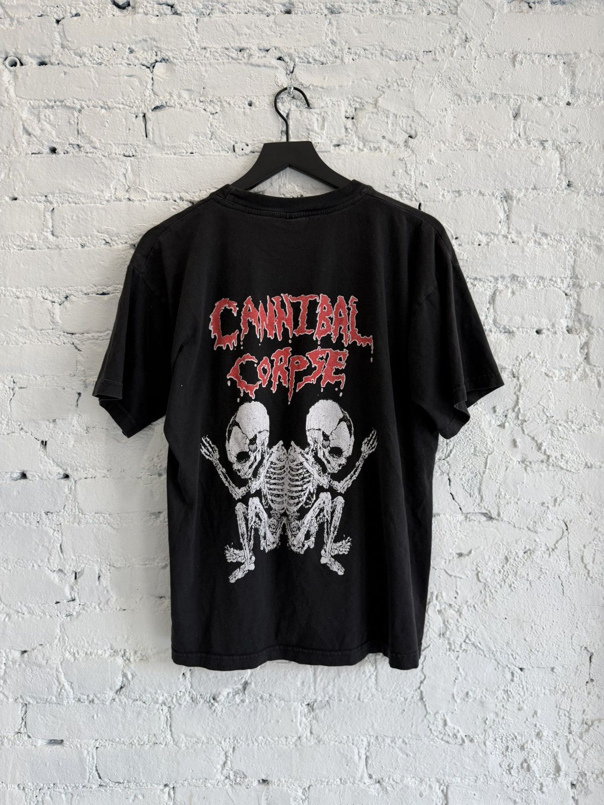 Vintage 1990s CANNIBAL CORPSE ‘BUTCHERED AT BIRTH’ TEE Size US L / EU 52-54 / 3 - 3 Thumbnail