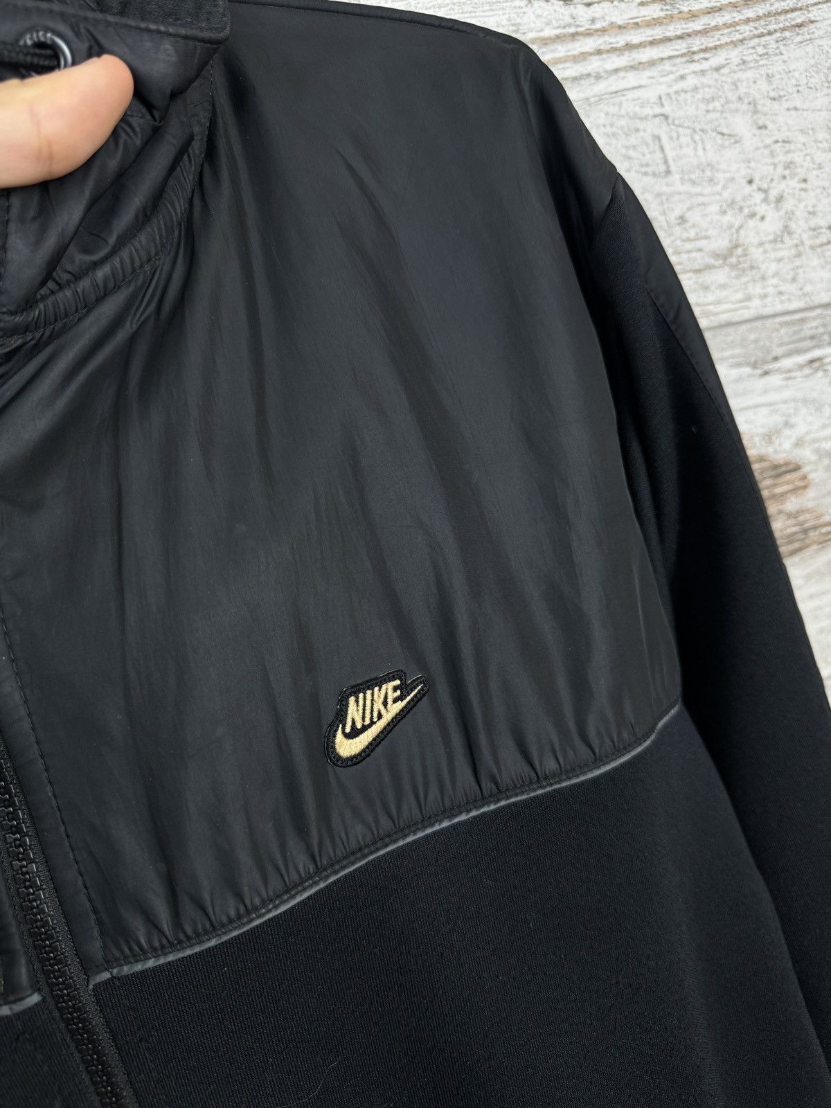 Nike Mens Vintage Nike track jacket swoosh black drill Olympic Size US L / EU 52-54 / 3 - 4 Thumbnail
