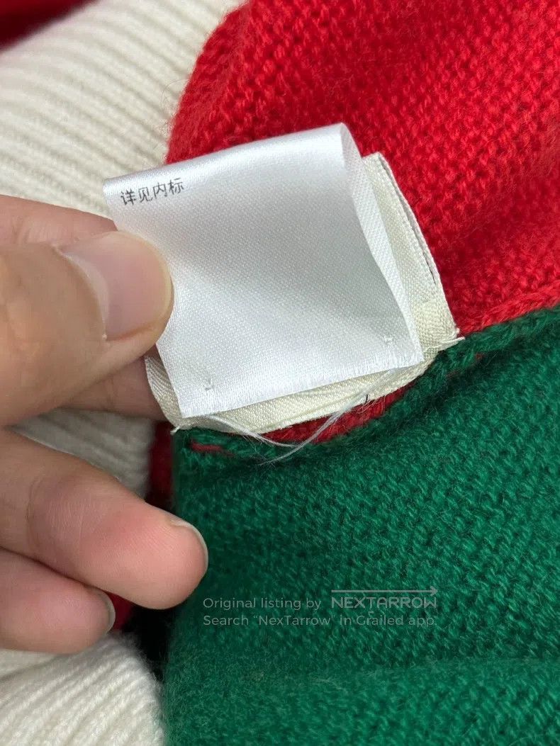Hermes Hermes Mondrian-style color-blocking cashmere knitwear Size XXS / US 00 / IT 34 - 7 Thumbnail