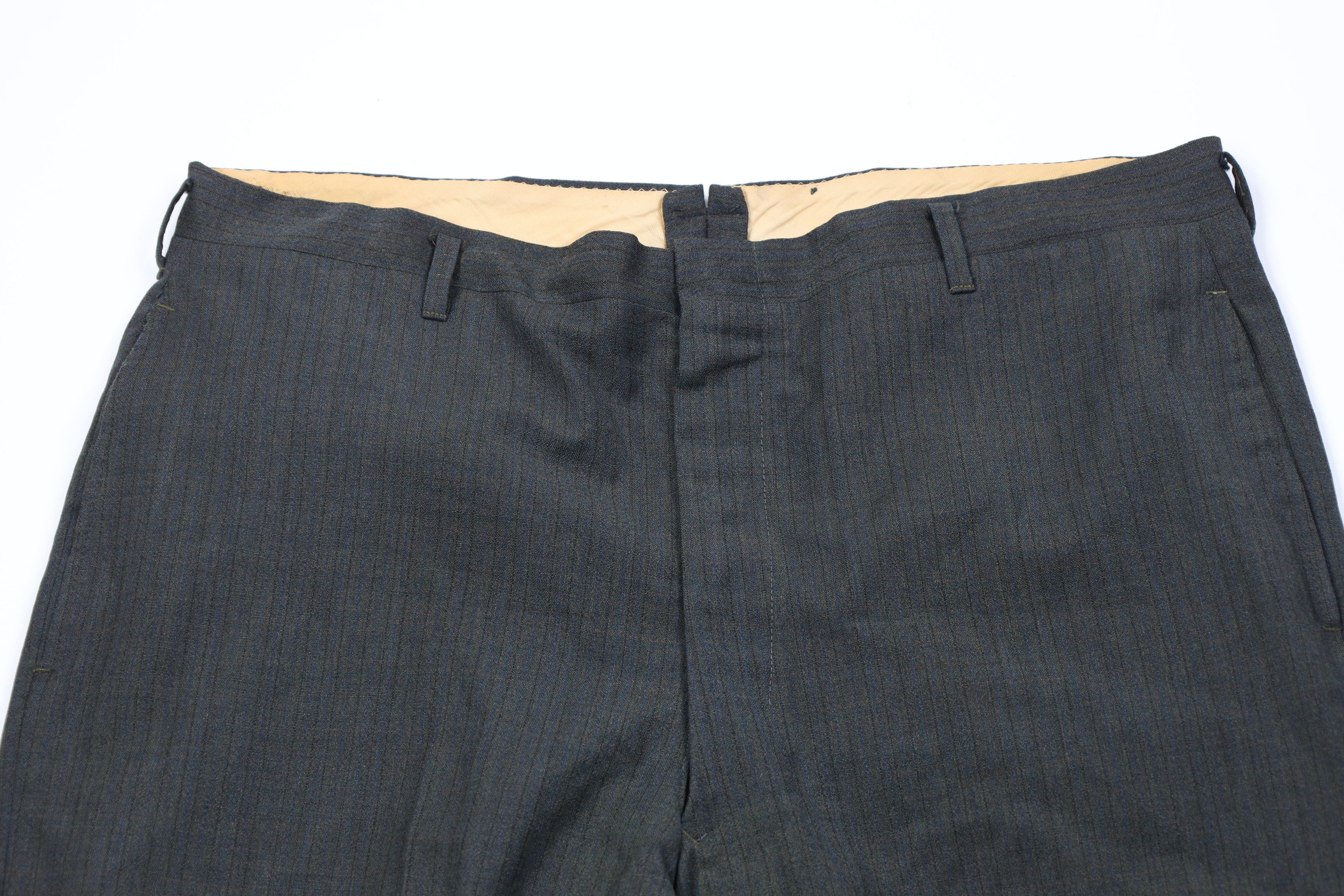 Vintage Vintage 50s Streetwear Wool Rayon Gabardine Chino Pants USA Size US 36 / EU 52 - 2 Thumbnail