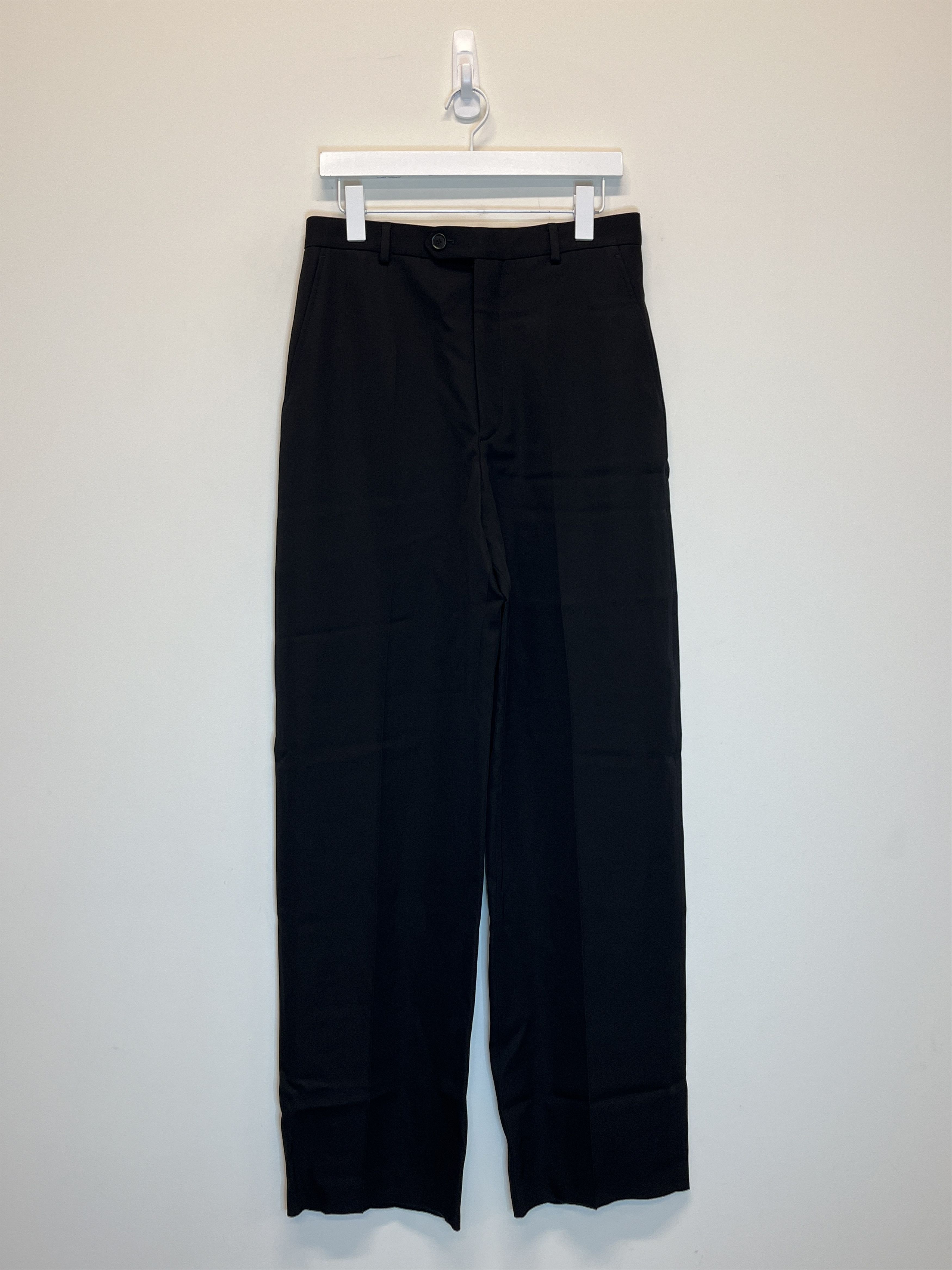 Garde Robe Wide Leg Wool Suit Pants