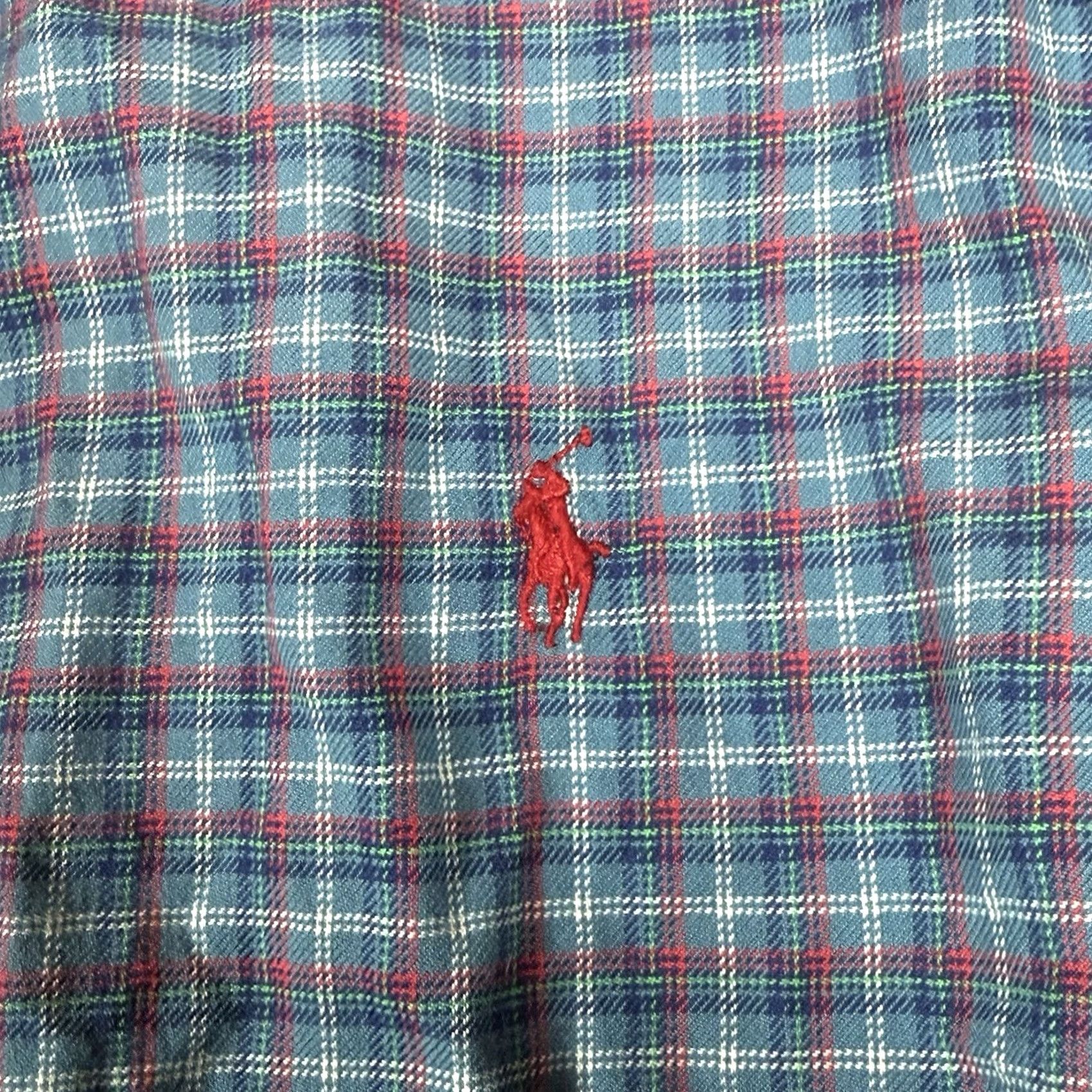 Polo Ralph Lauren Polo Ralph Lauren Button-Up Shirt Mens XL Classic Fit Gingham Check Green Red Pony Sleeve Long Sleeve Button Multicolor Men’s XL Size US XL / EU 56 / 4 - 4 Thumbnail